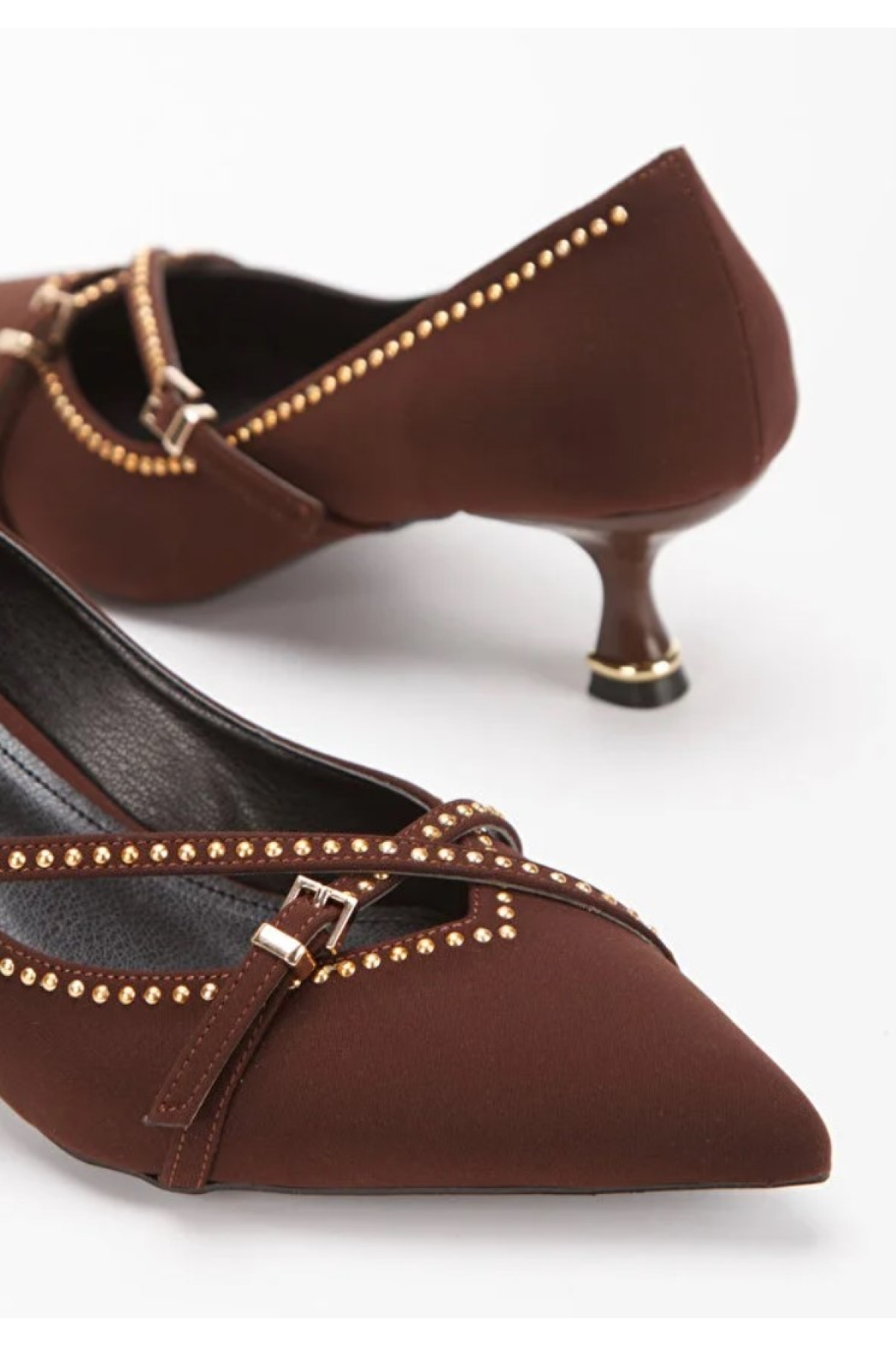 Zımba Toka Detaylı Stiletto Kadın Ayakkabı - Görsel 6