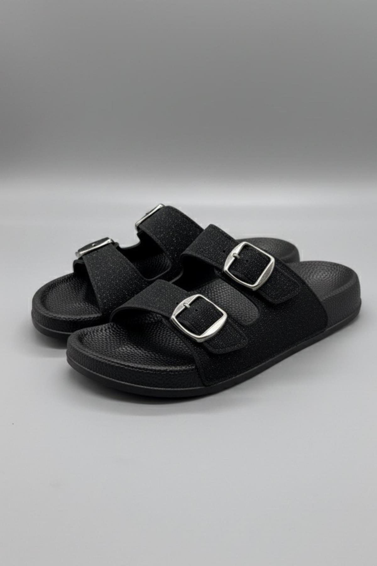 20061 Kadın Anatomik Rahat Taban Tokalı Günlük Terlik - Görsel 6