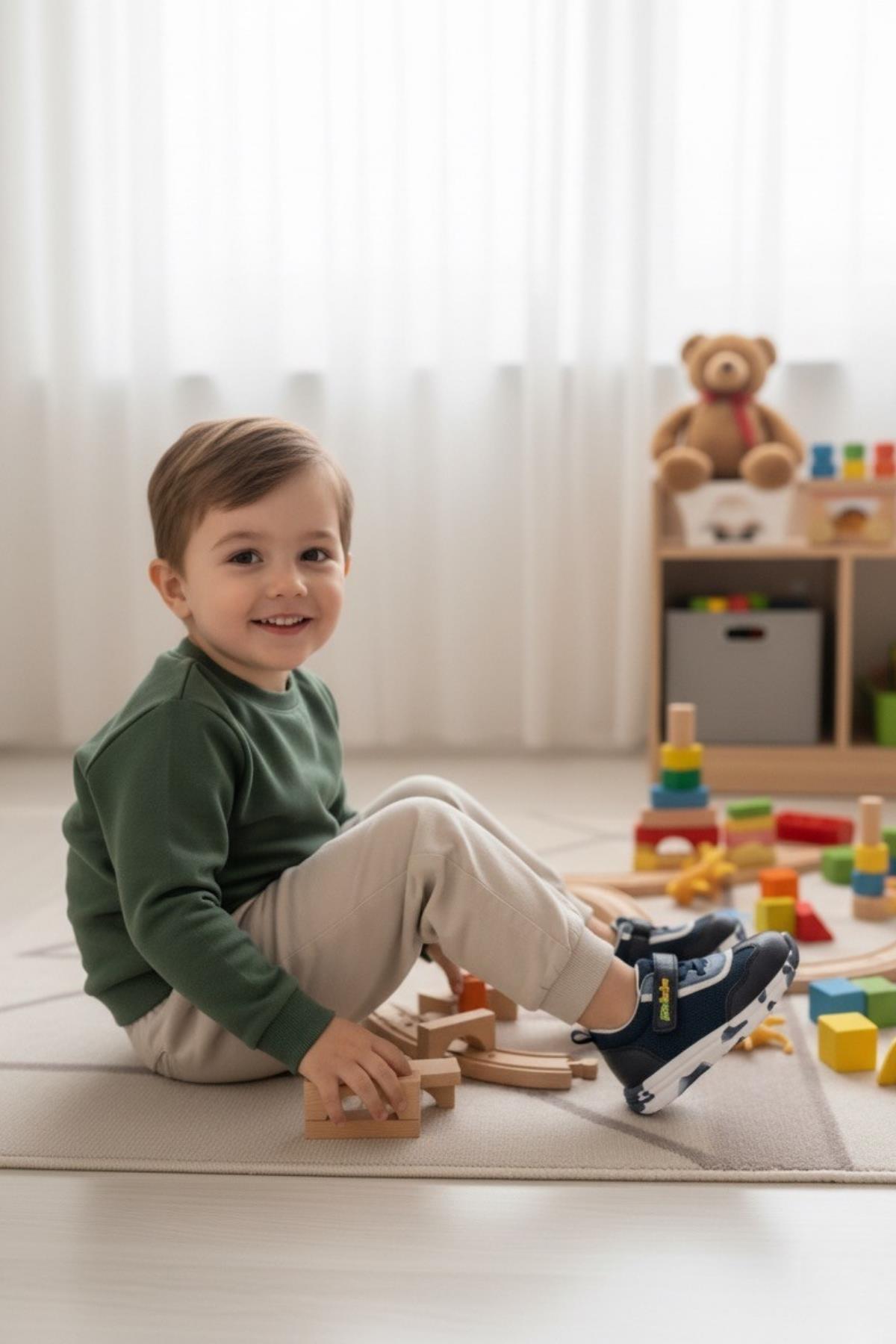 - Şrbb 4810 Erkek Çocuk Ortopedik Spor Ayakkabısı - Görsel 3