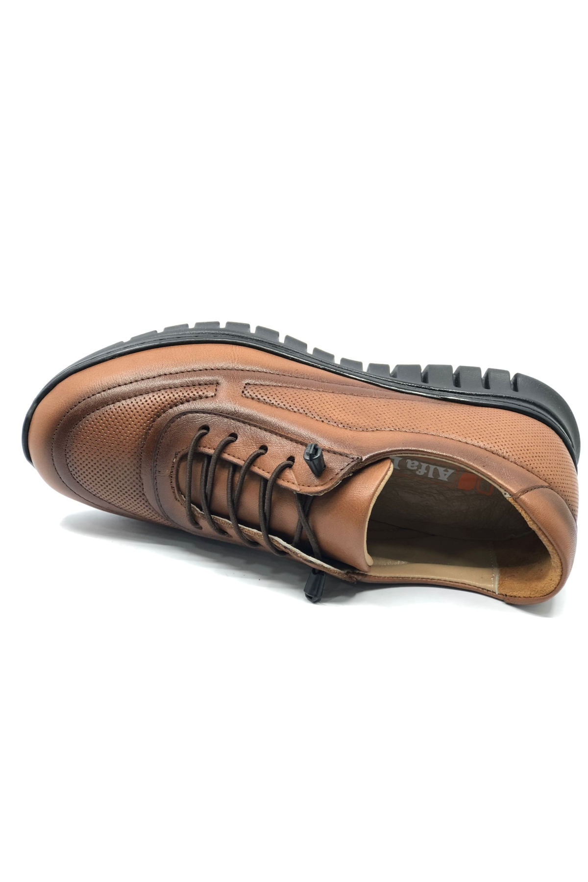 Alfalotti 1245 Hakiki Deri Ortopedik Kadın Casual Ayakkabı - Görsel 5