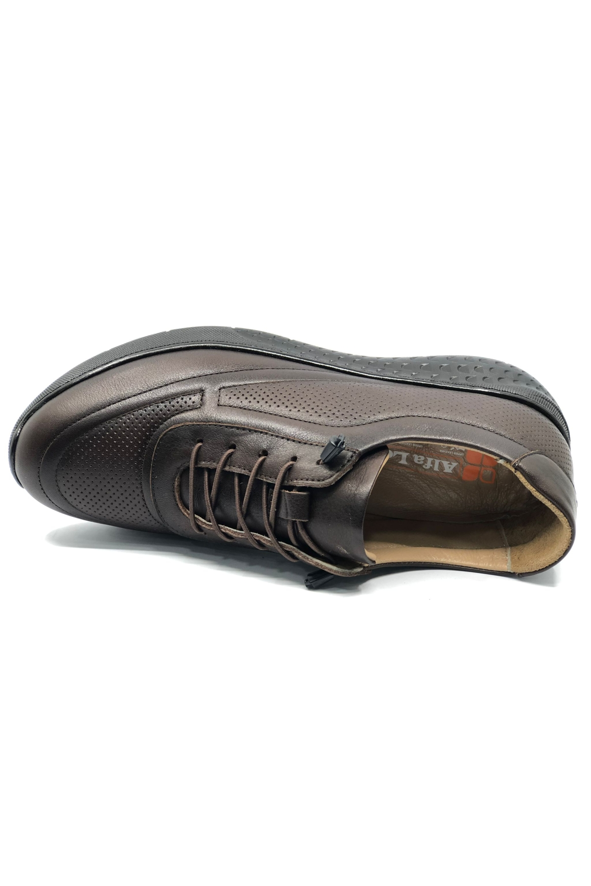 Alfalotti 1245 Hakiki Deri Ortopedik Kadın Casual Ayakkabı - Görsel 6