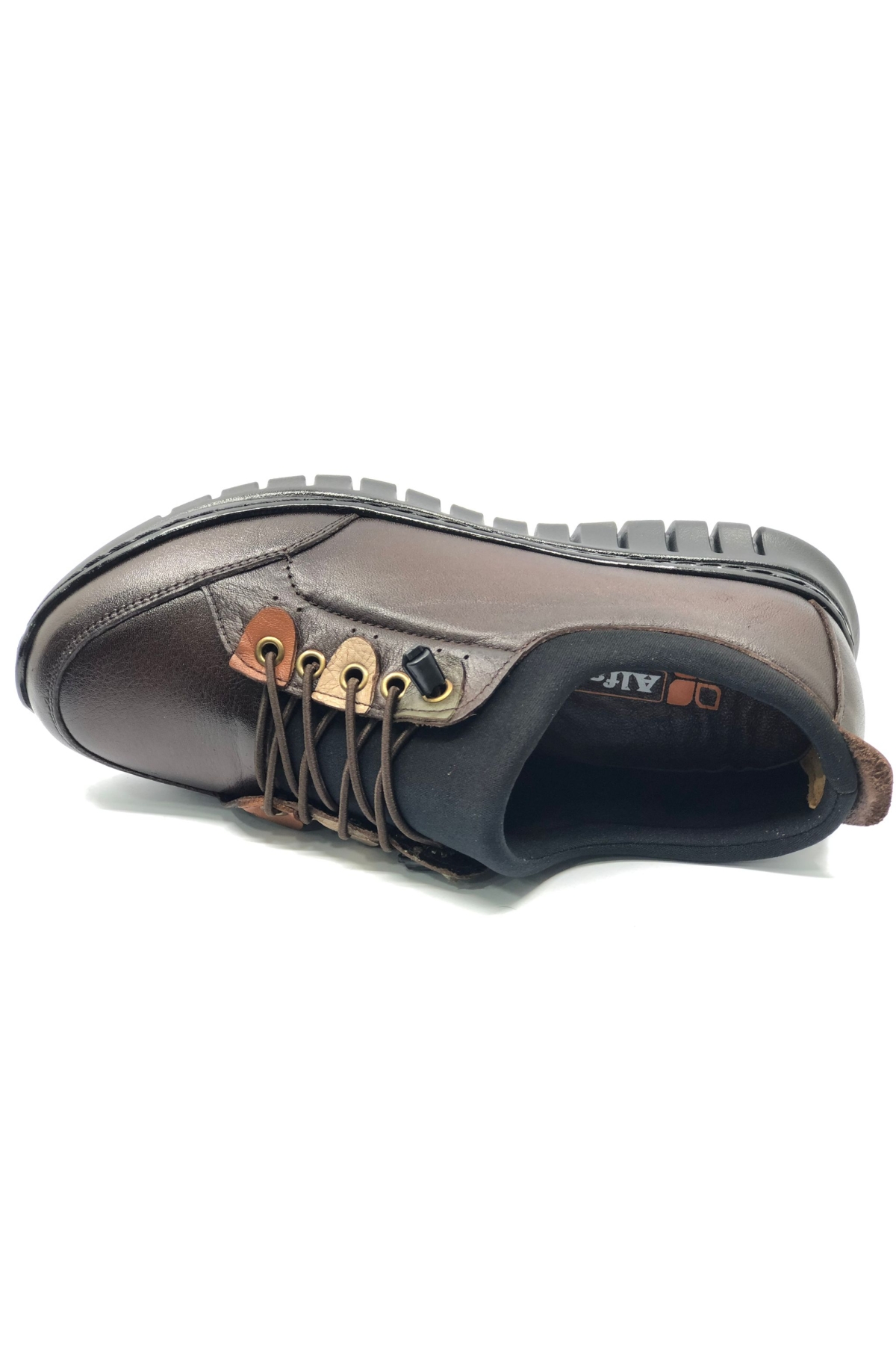 Alfalotti 84165 Hakiki Deri Ortopedik Kadın Casual Ayakkabı - Görsel 6