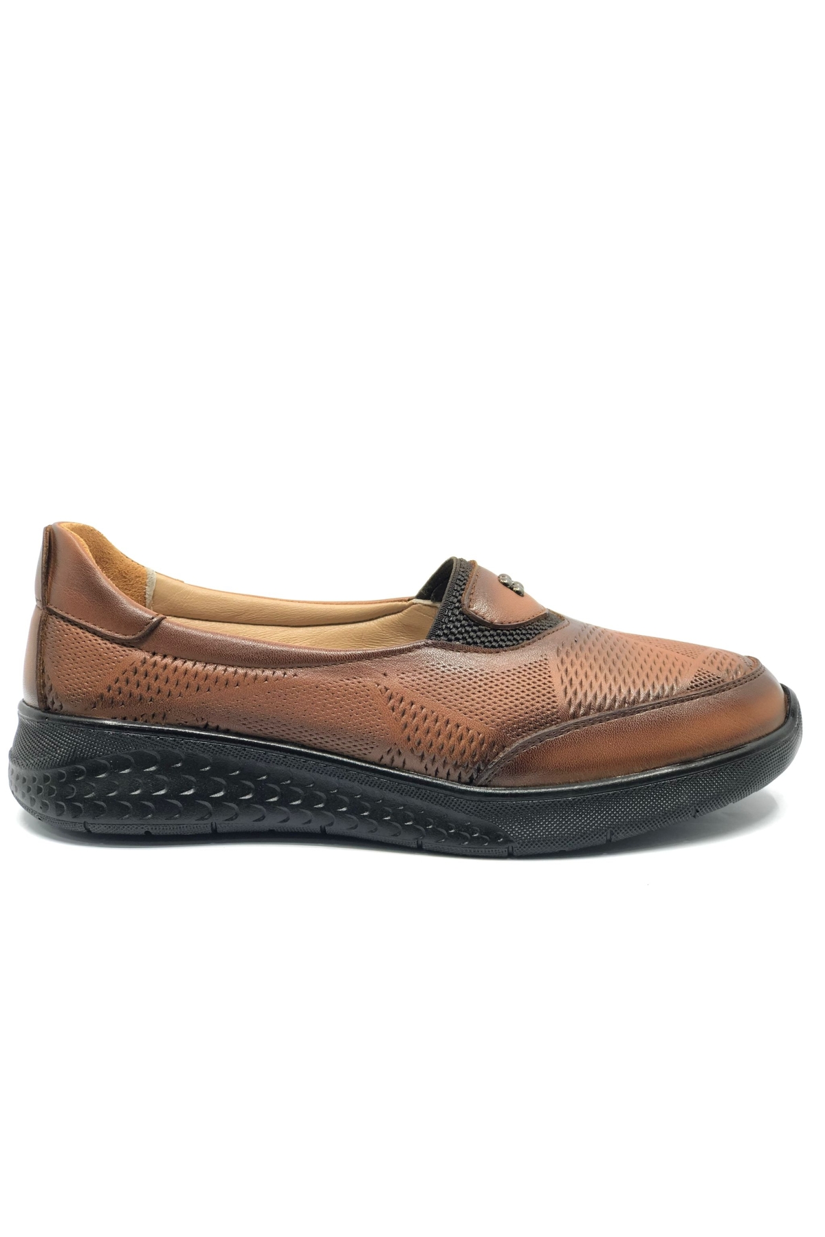 Alfalotti 401 Hakiki Deri Ortopedik Kadın Casual Ayakkabı - Görsel 3