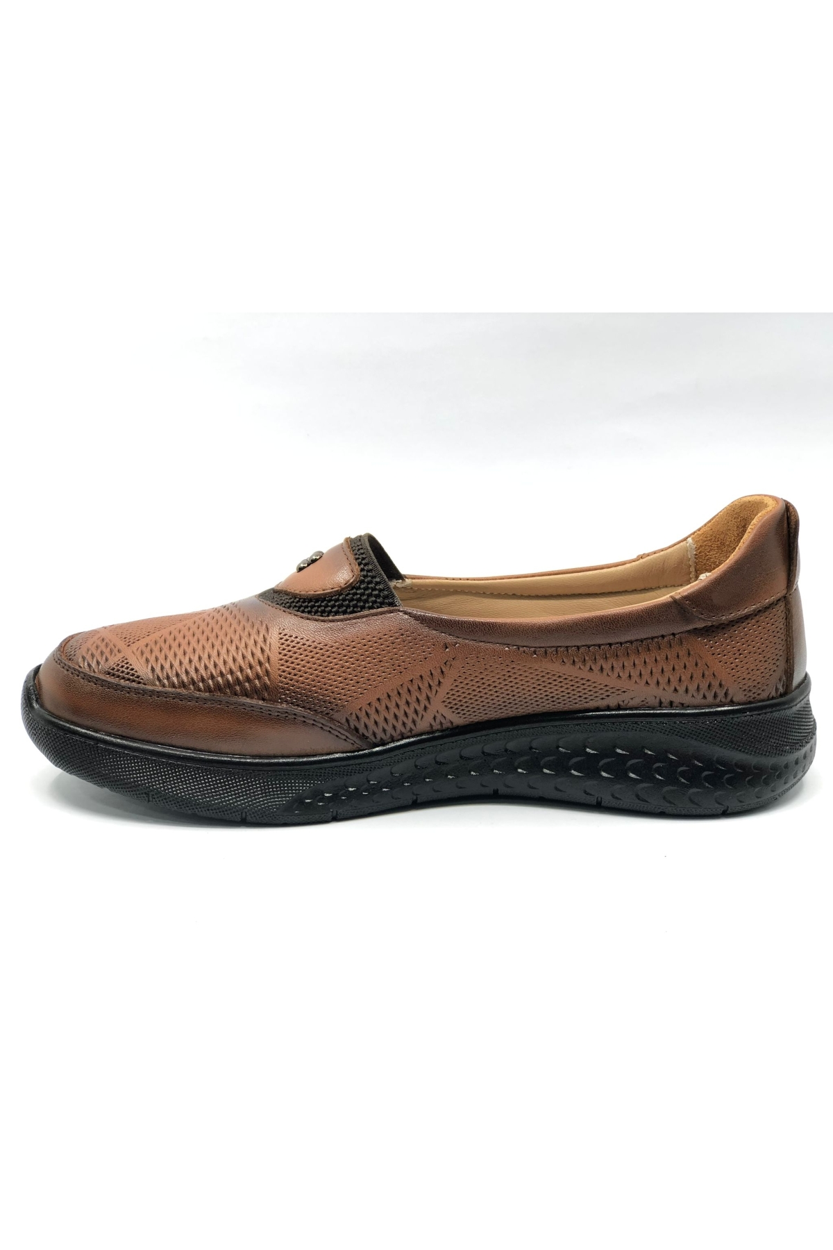 Alfalotti 401 Hakiki Deri Ortopedik Kadın Casual Ayakkabı - Görsel 6