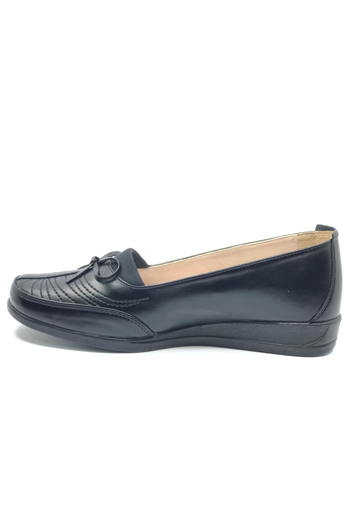 0-49147 Dr.Tavsiyeli İçi %100 Deri 41 numara Anne Kadın Babet Ayakkabı - Görsel 5