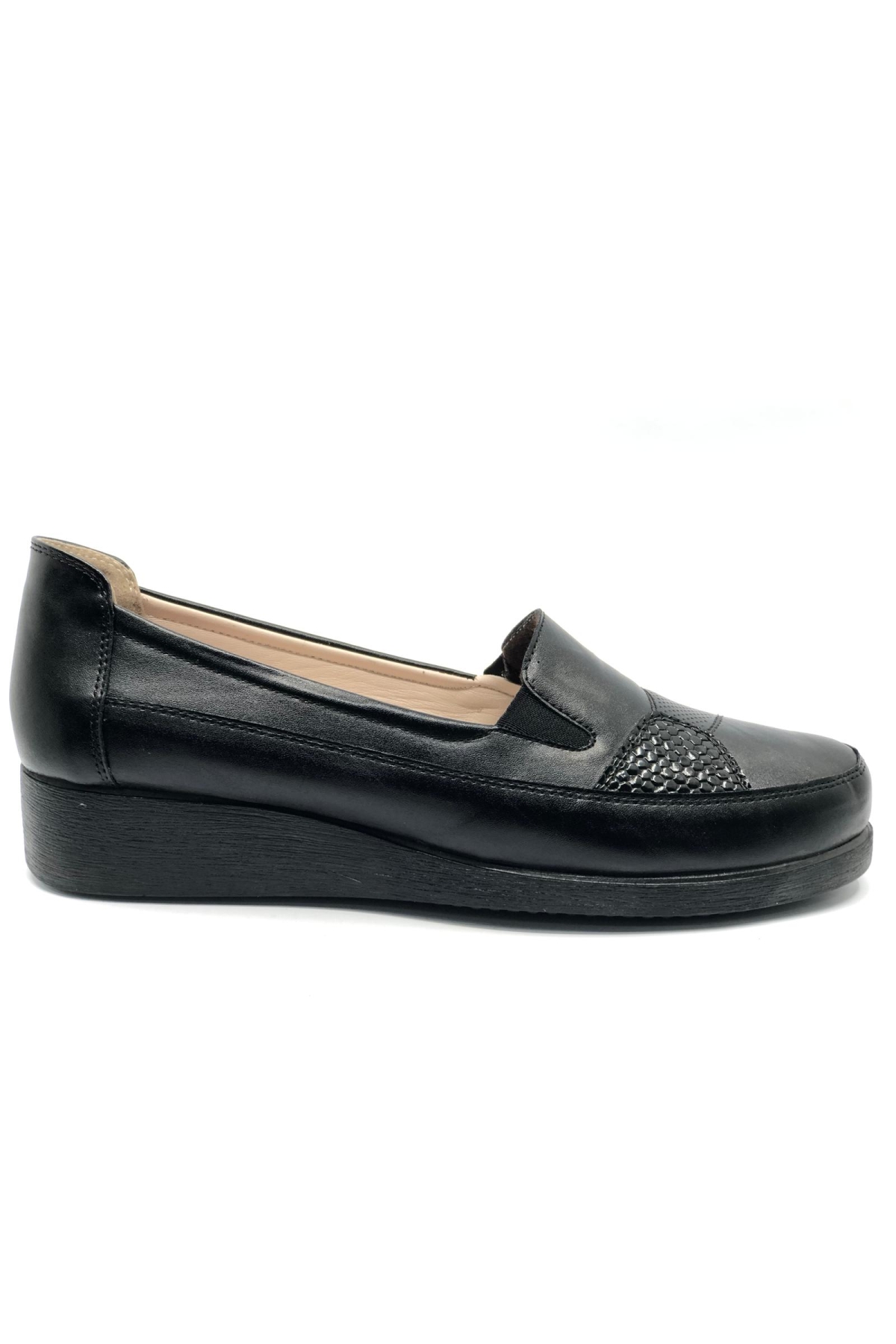 315210 Dr.Tavsiyeli İçi %100 Deri 42 numara Anne Kadın Babet Ayakkabı - Görsel 3