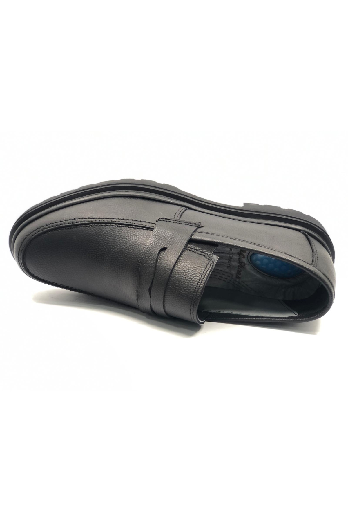 01 Hakiki Deri Ortopedik Kolej Erkek Casual Ayakkabı - Görsel 6