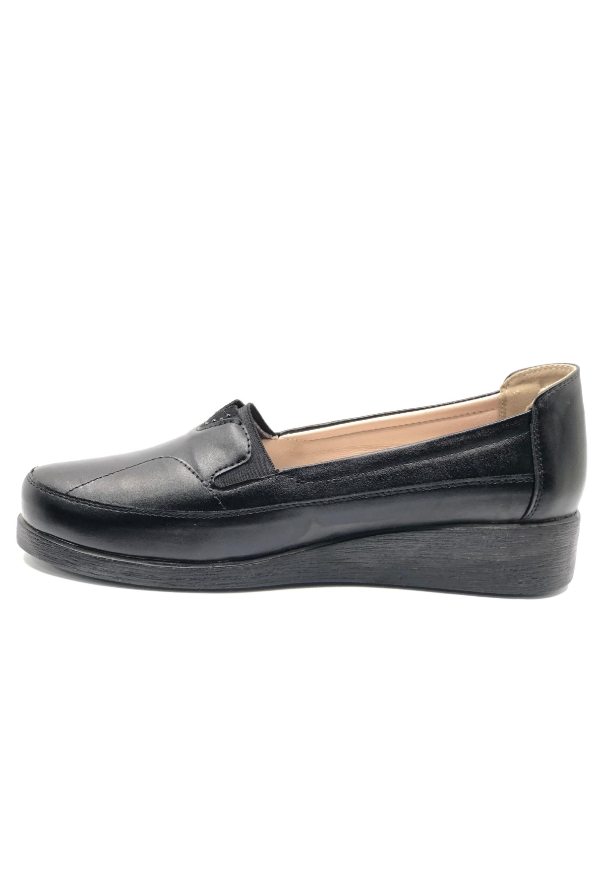 315208 Dr.Tavsiyeli İçi %100 Deri 41-42 numara Anne Kadın Babet Ayakkabı - Görsel 5