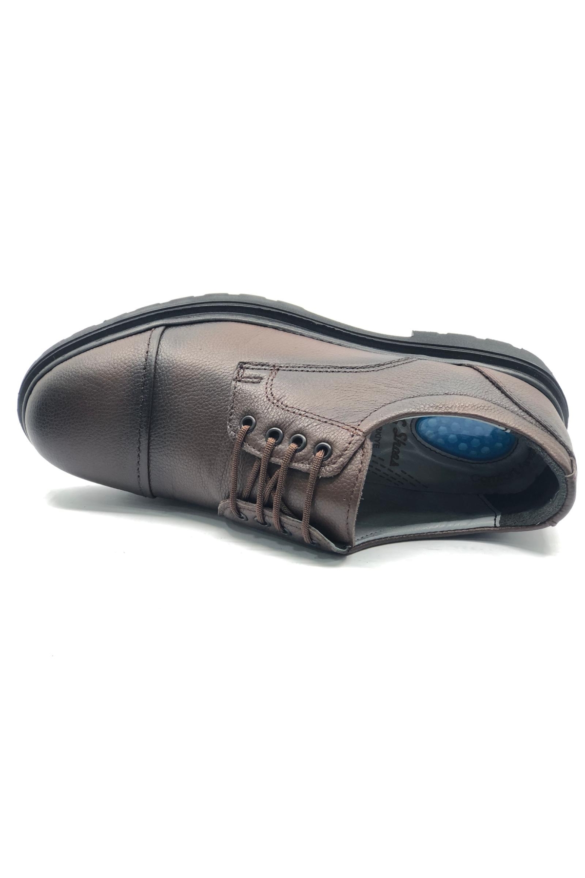02 Hakiki Deri Ortopedik Erkek Casual Ayakkabı - Görsel 5