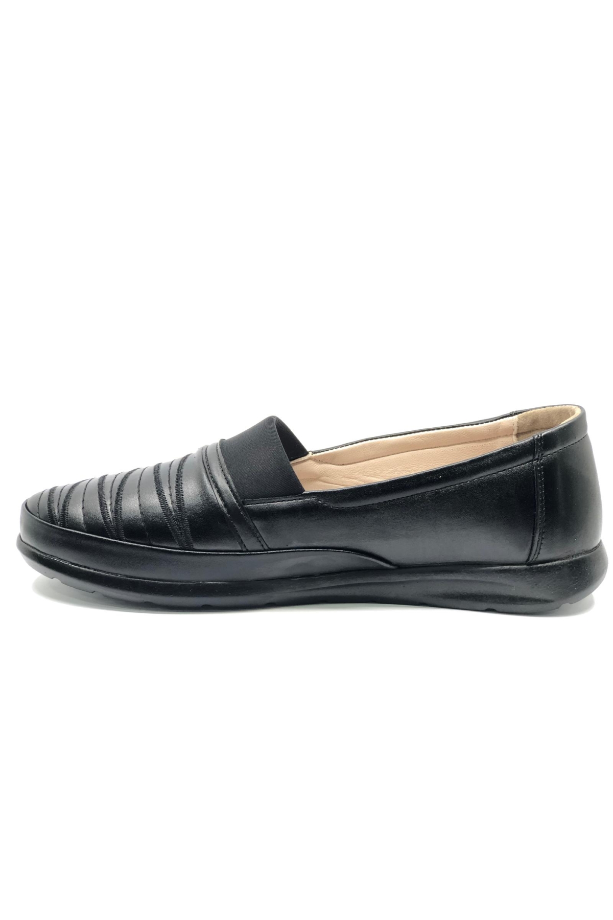 3153036 Dr.Tavsiyeli İçi %100 Deri 41 numara Anne Kadın Babet Ayakkabı - Görsel 5