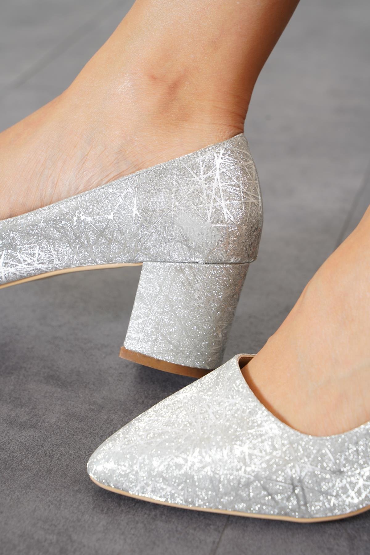 5641704 Özel Üretim 41-42 Numara Kadın Topuklu Ayakkabı - Görsel 7