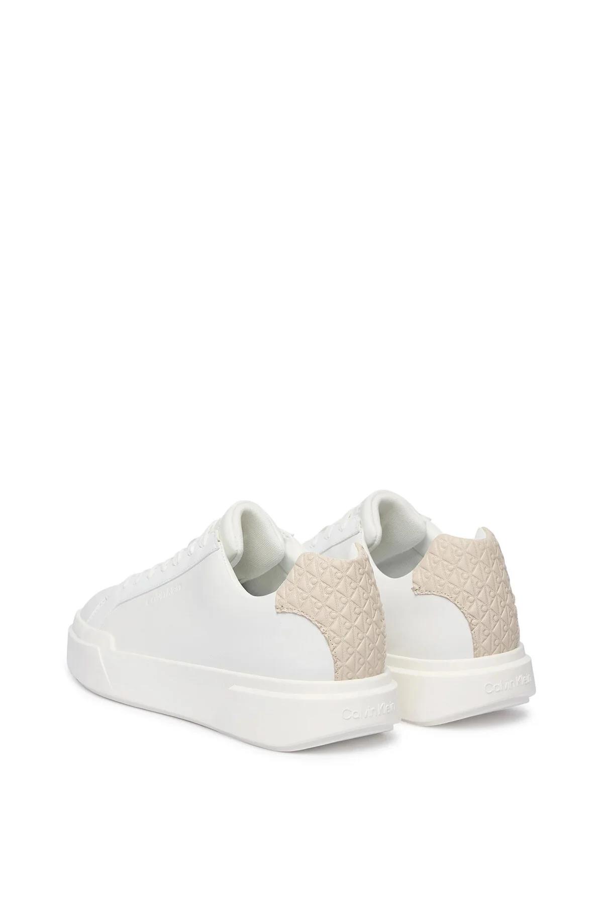 Erkek Chunky Cupsole Laceup Lth Bt Aop Ayakkabı Hm0Hm02070Ybr - Görsel 4