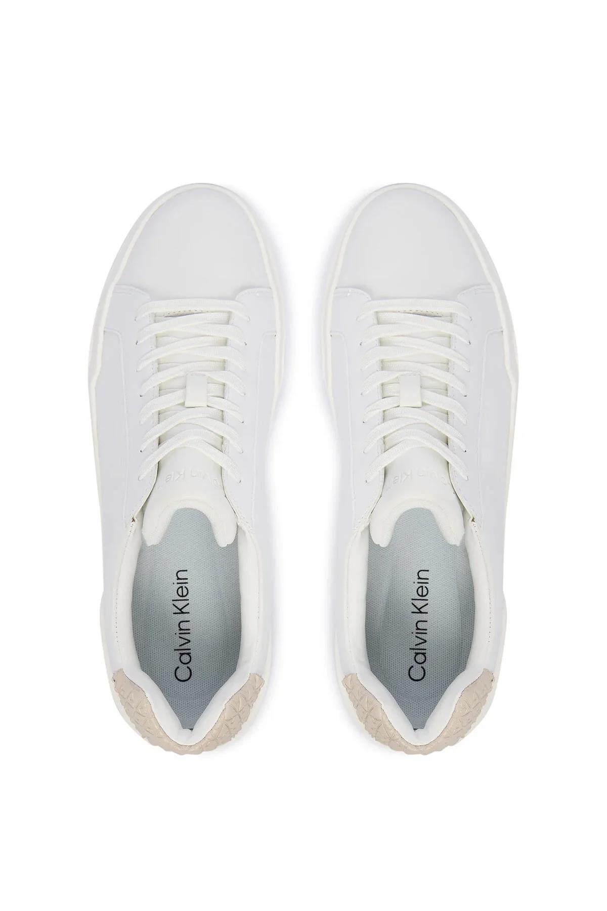 Erkek Chunky Cupsole Laceup Lth Bt Aop Ayakkabı Hm0Hm02070Ybr - Görsel 5