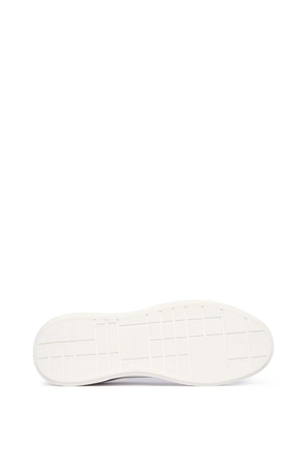 Erkek Chunky Cupsole Laceup Lth Bt Aop Ayakkabı Hm0Hm02070Ybr - Görsel 6