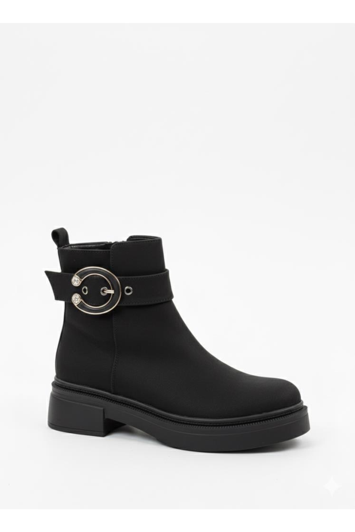 209138 Siyah Günlük Fermuarlı Kadın Bot - Görsel 4