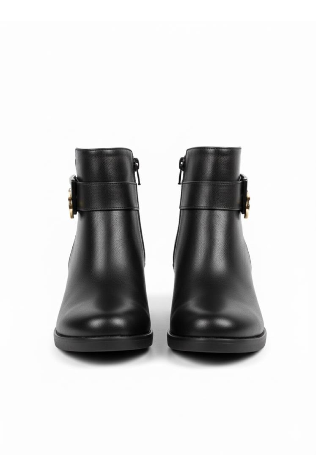 354198 Fermuarlı Topuklu Kadın Bot - Görsel 4