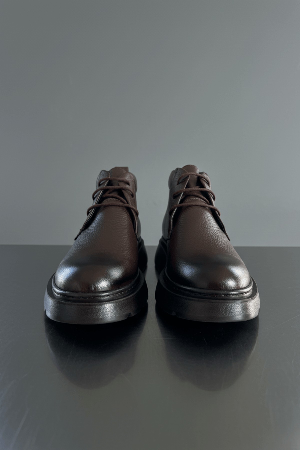 HENRY Garantili Bağcıklı Hakiki Deri Rahat Taban Erkek Chelsea Bot - Görsel 4