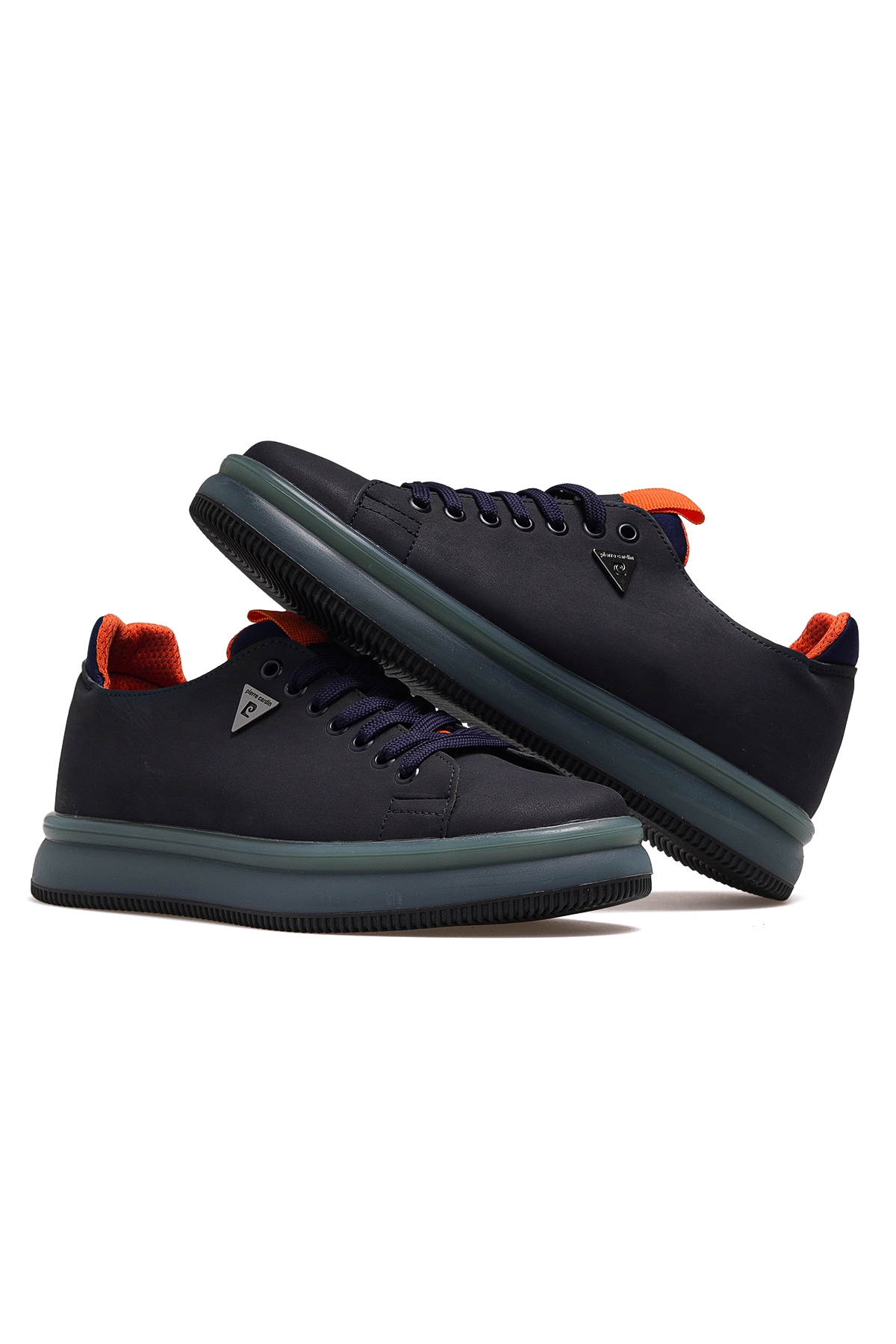 Erkek Hakiki Deri Casual Günlük Ayakkabı 25k 951003 M Lacivert - Görsel 7