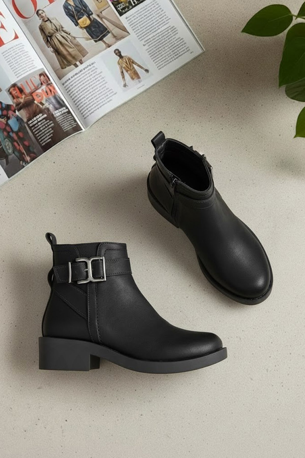 Elit SYHZ1211 Kadın Topuklu Bot Siyah - Görsel 3