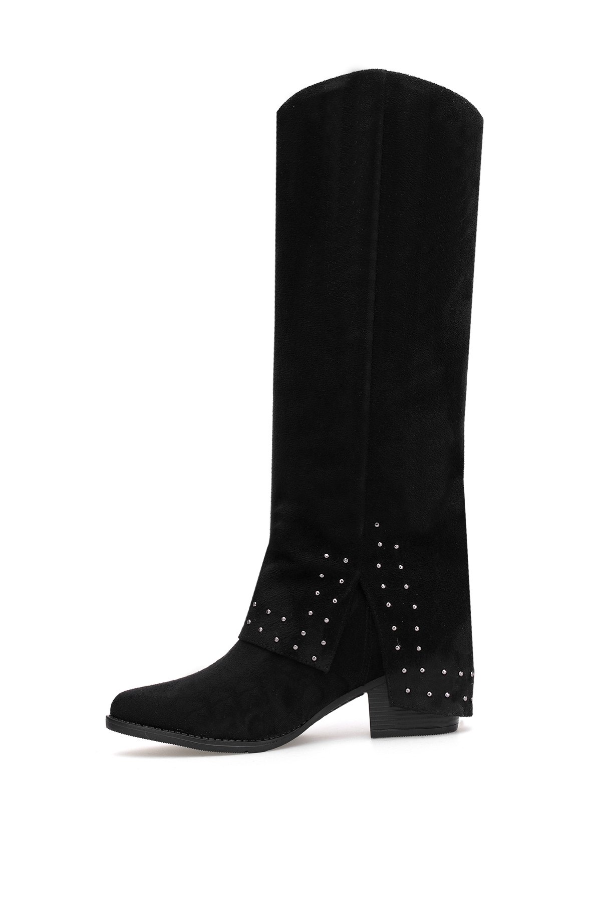 Elit BTSDT01 Kadın Topuklu Çizme Siyah - Görsel 4