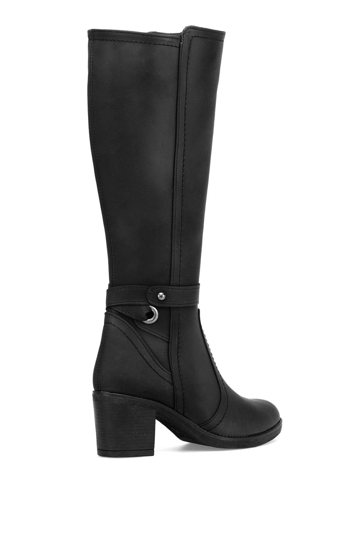 Elit SYHZ2112 Kadın Topuklu Çizme Siyah - Görsel 6