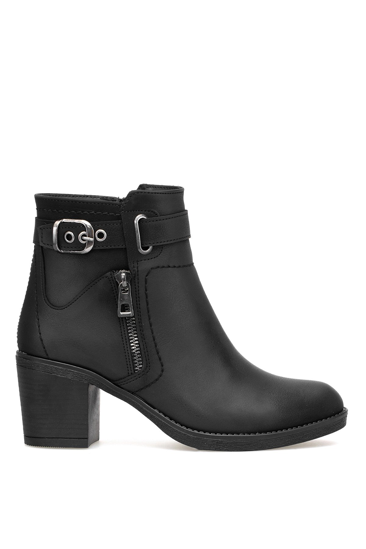 Elit SYHZ1615 Kadın Topuklu Bot Siyah - Görsel 2