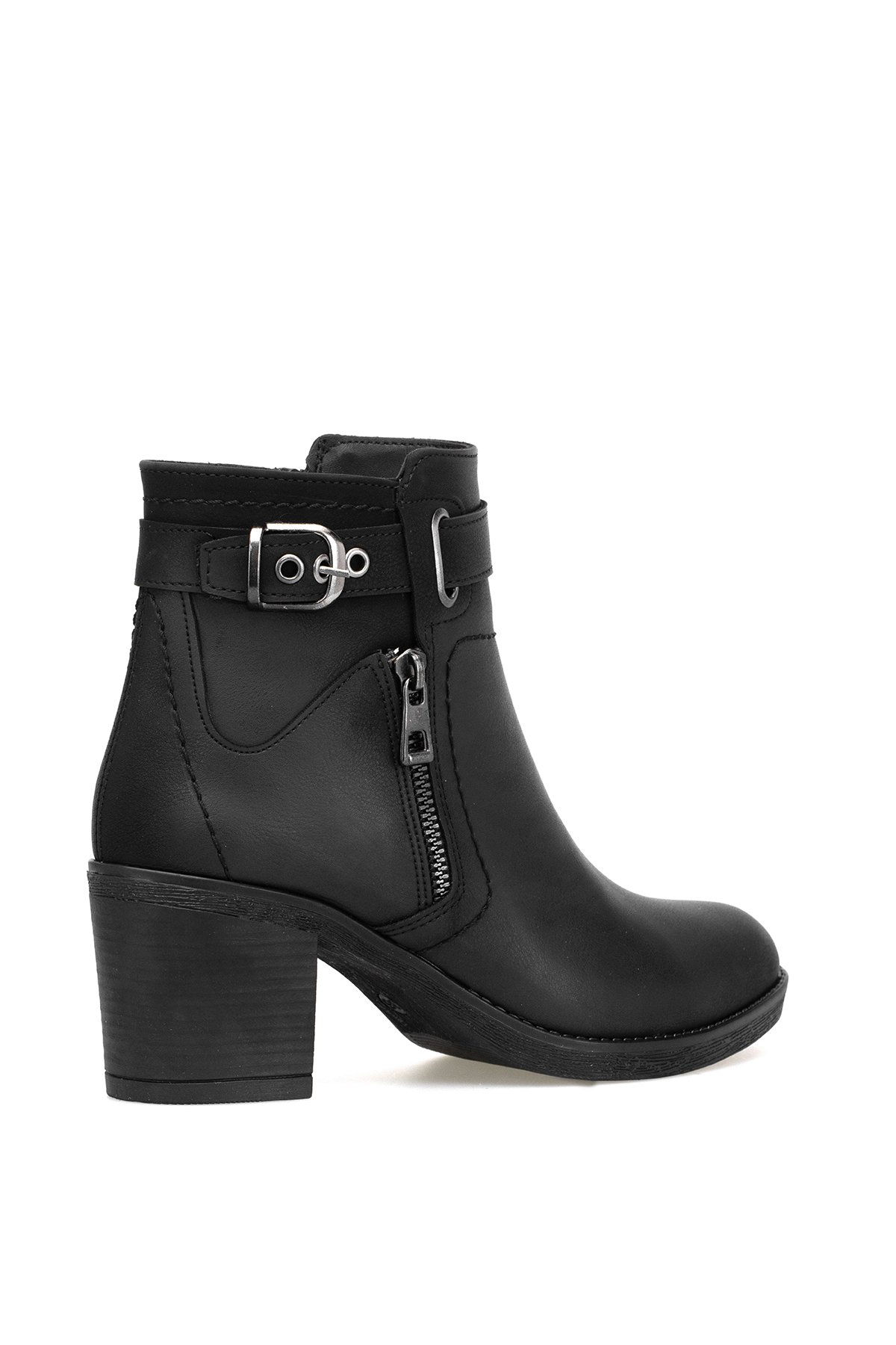 Elit SYHZ1615 Kadın Topuklu Bot Siyah - Görsel 6