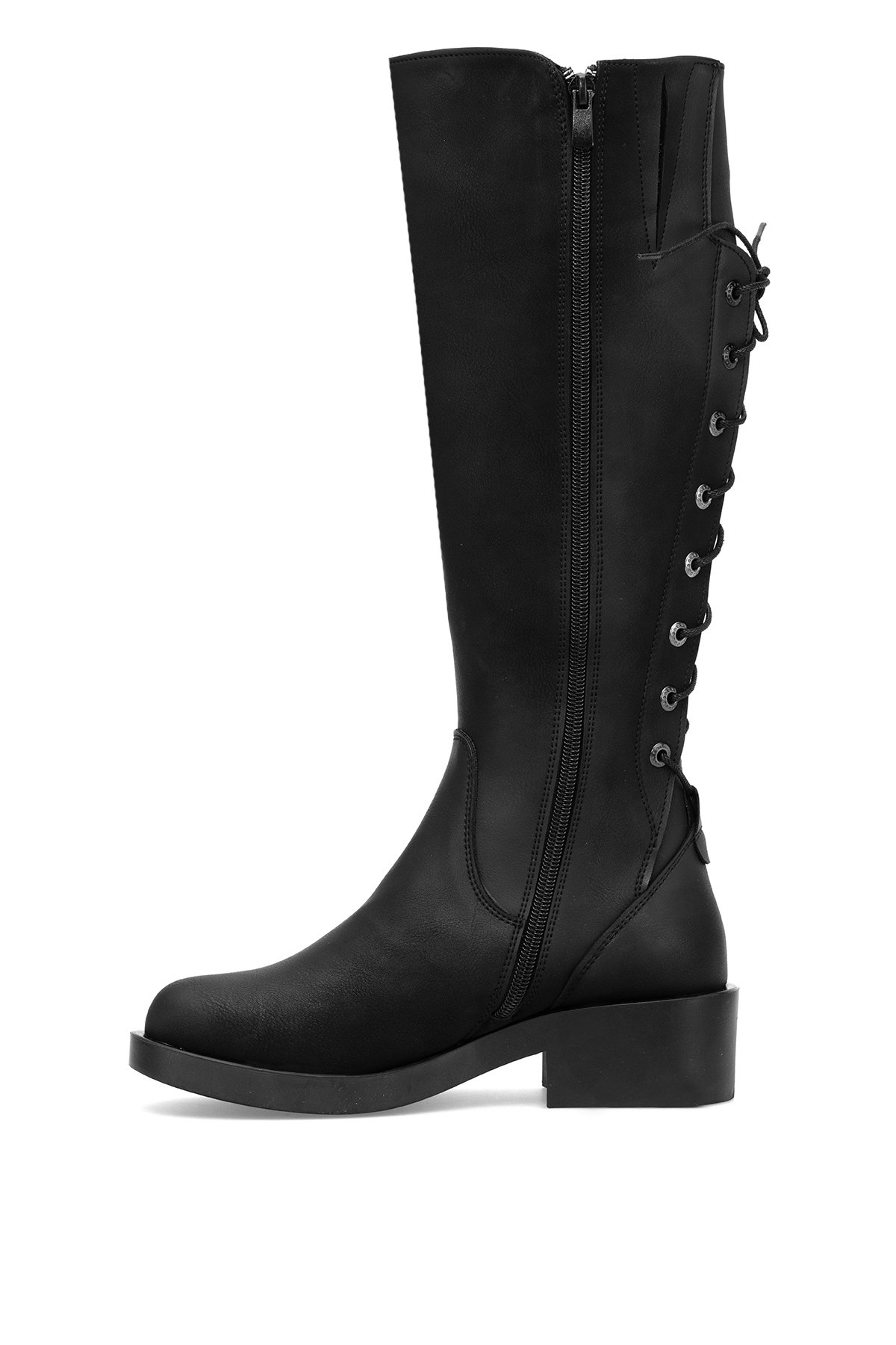 Elit SYHZ2720 Kadın Topuklu Çizme Siyah - Görsel 4