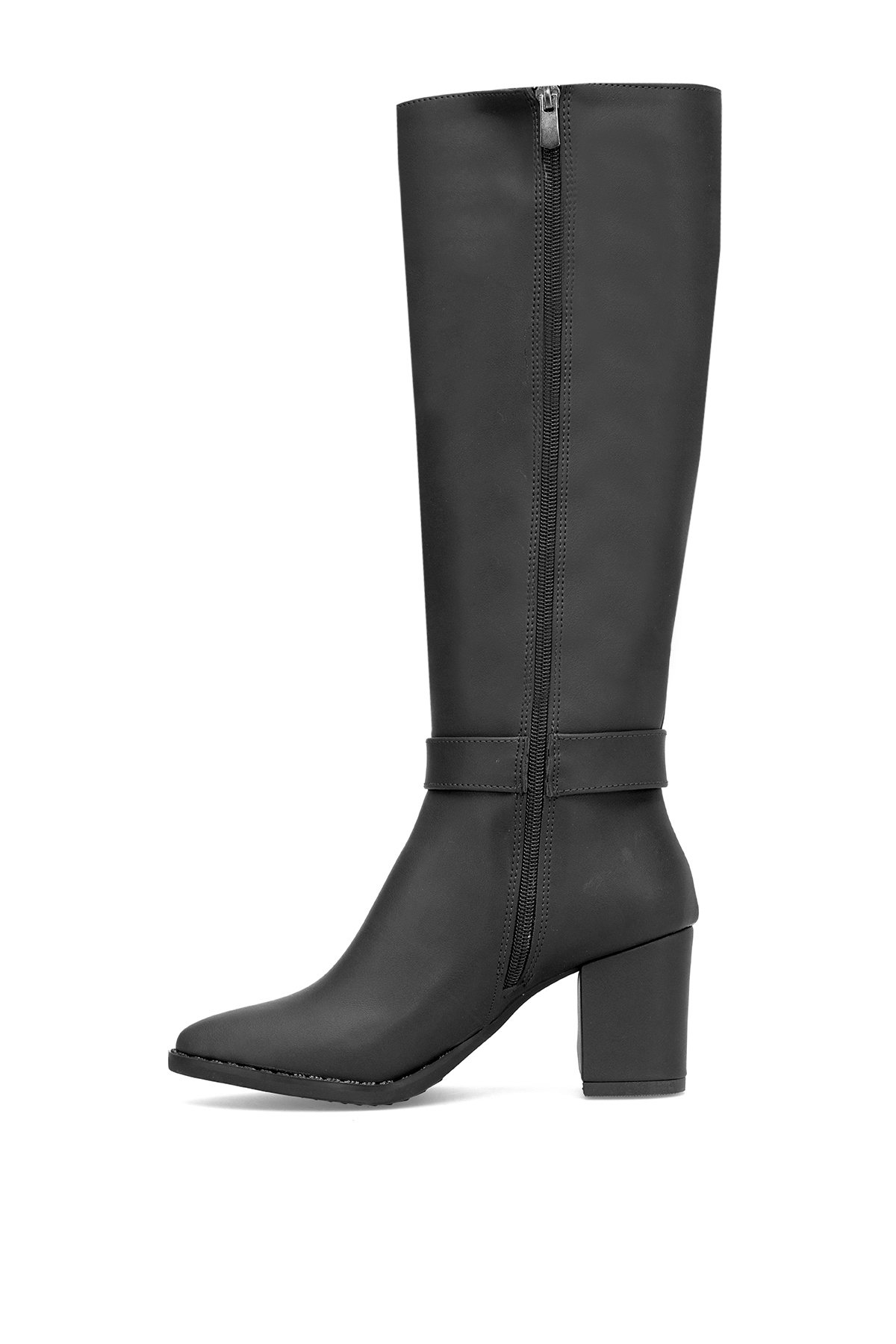 Elit OZRKM701 Kadın Topuklu Çizme Siyah - Görsel 7