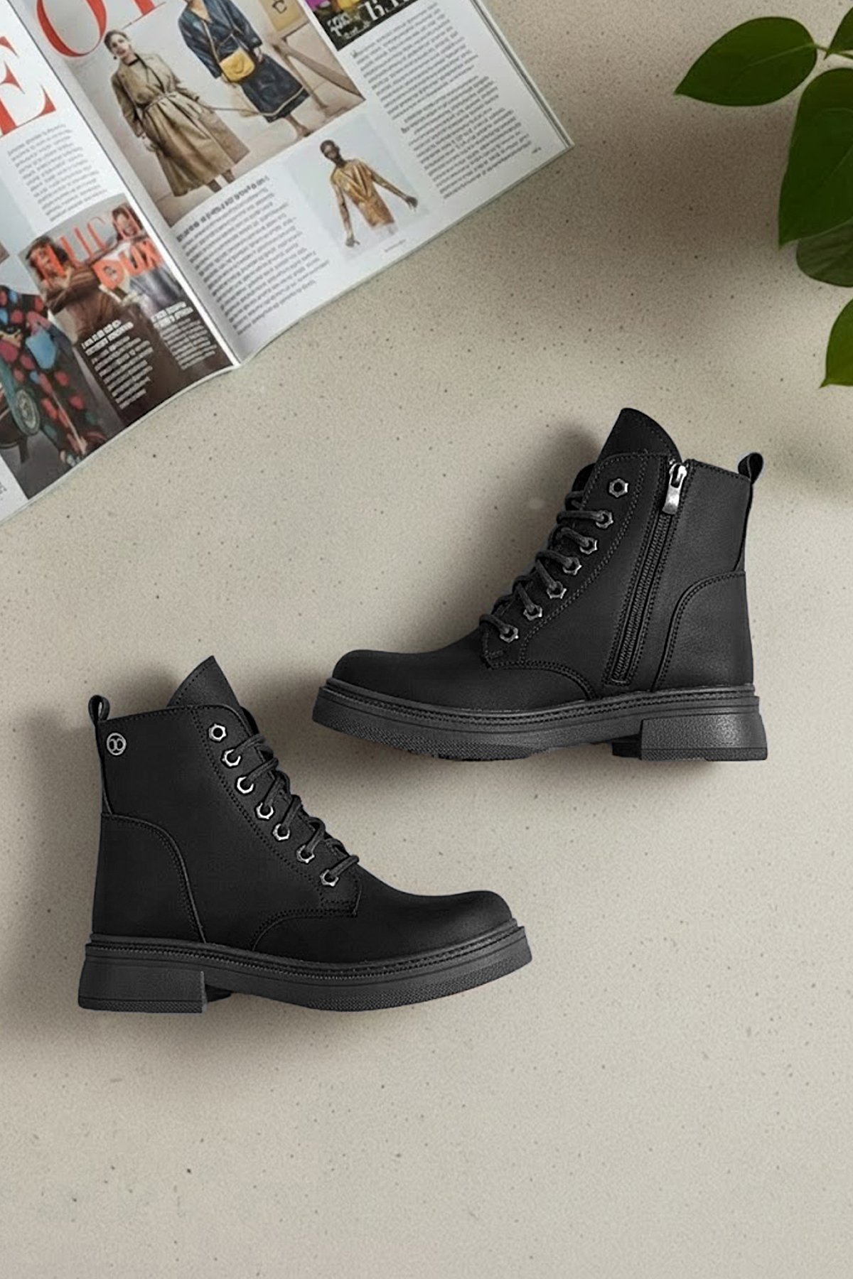 Elit OZRSL909SC Kadın Klasik Bot Siyah - Görsel 3