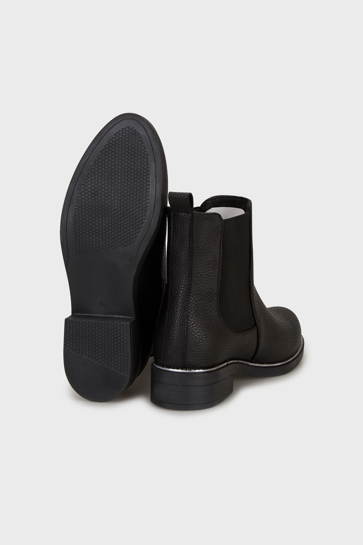 Bayan Bot PC55086 Siyah Flotr - Görsel 5