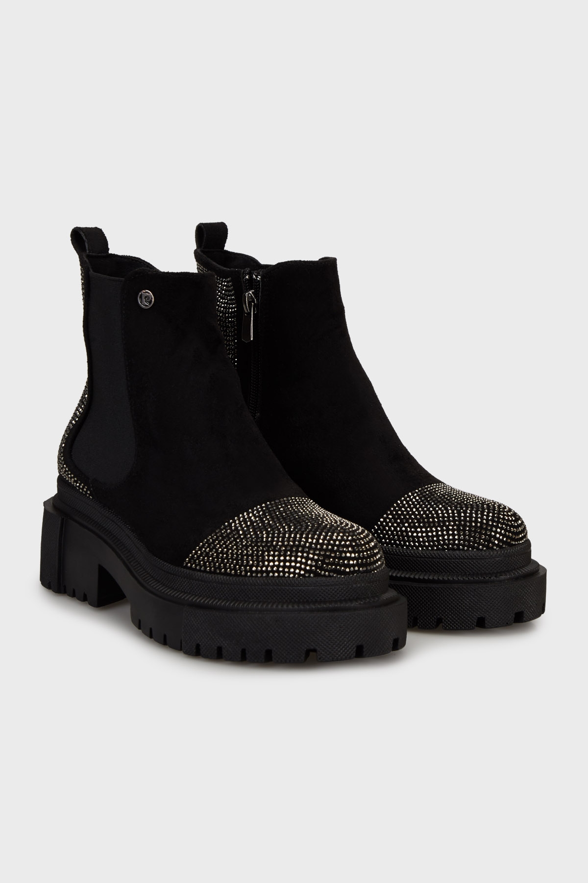 Bayan Bot PC55085 SİYAH SÜET - Görsel 4