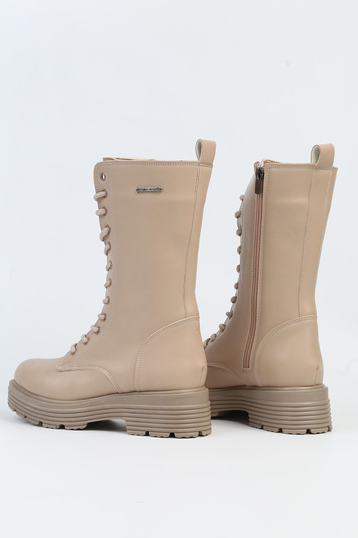® |PC-52402-3076 Bej Cilt - Kadın Bot - Görsel 4