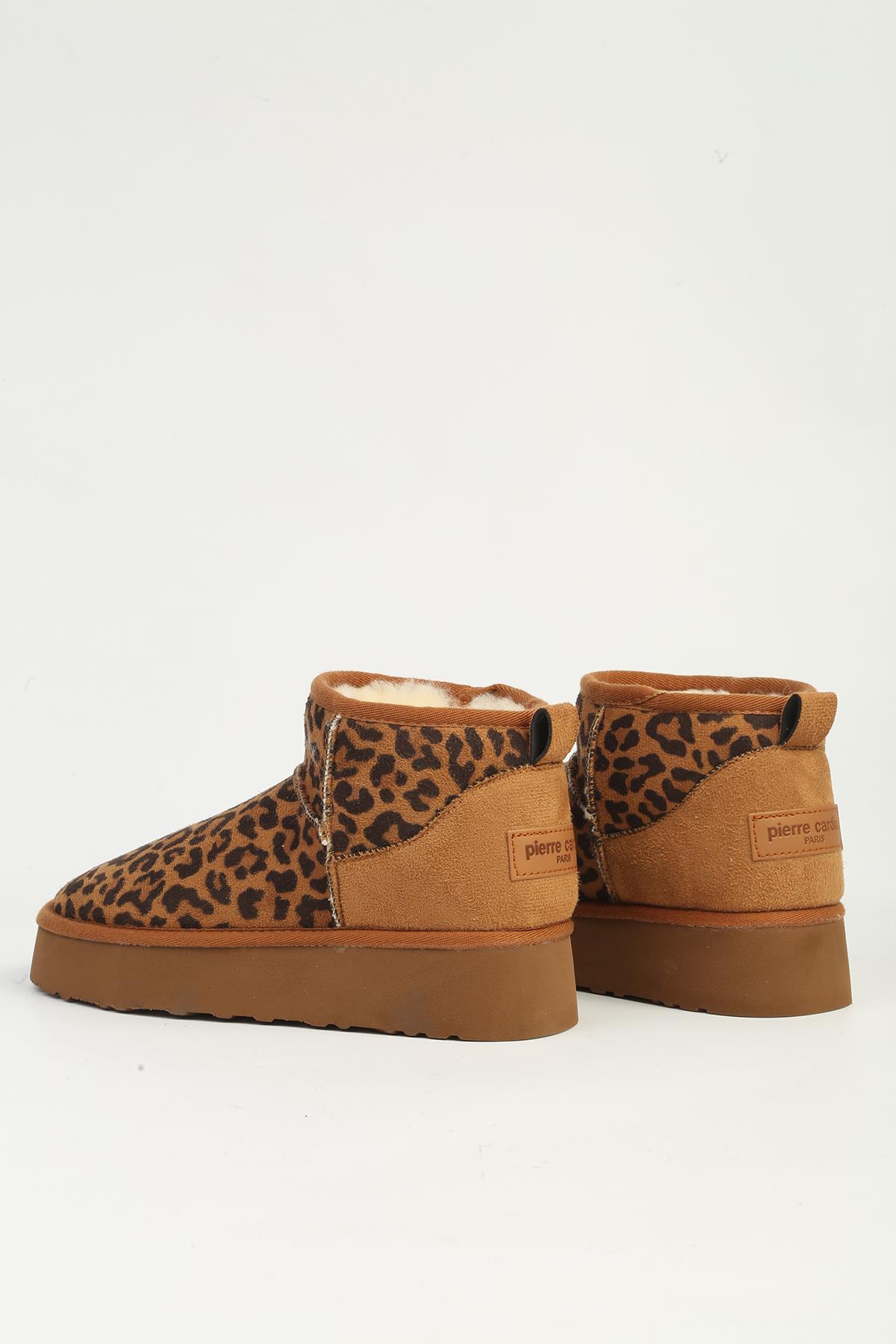 Pierre Cardin Pierre Cardin Taba Leopar Kadın Bot PC-55184 | Flo Taba - 4. görsel