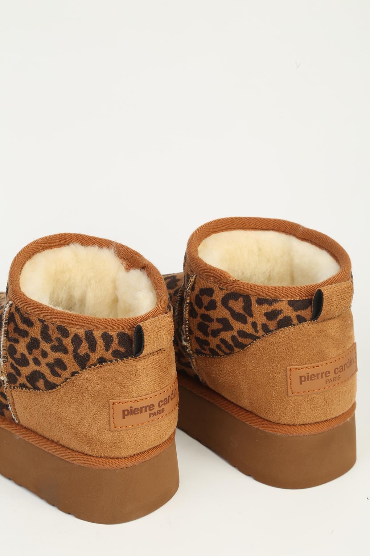 Pierre Cardin Pierre Cardin Taba Leopar Kadın Bot PC-55184 | Flo Taba - 5. görsel