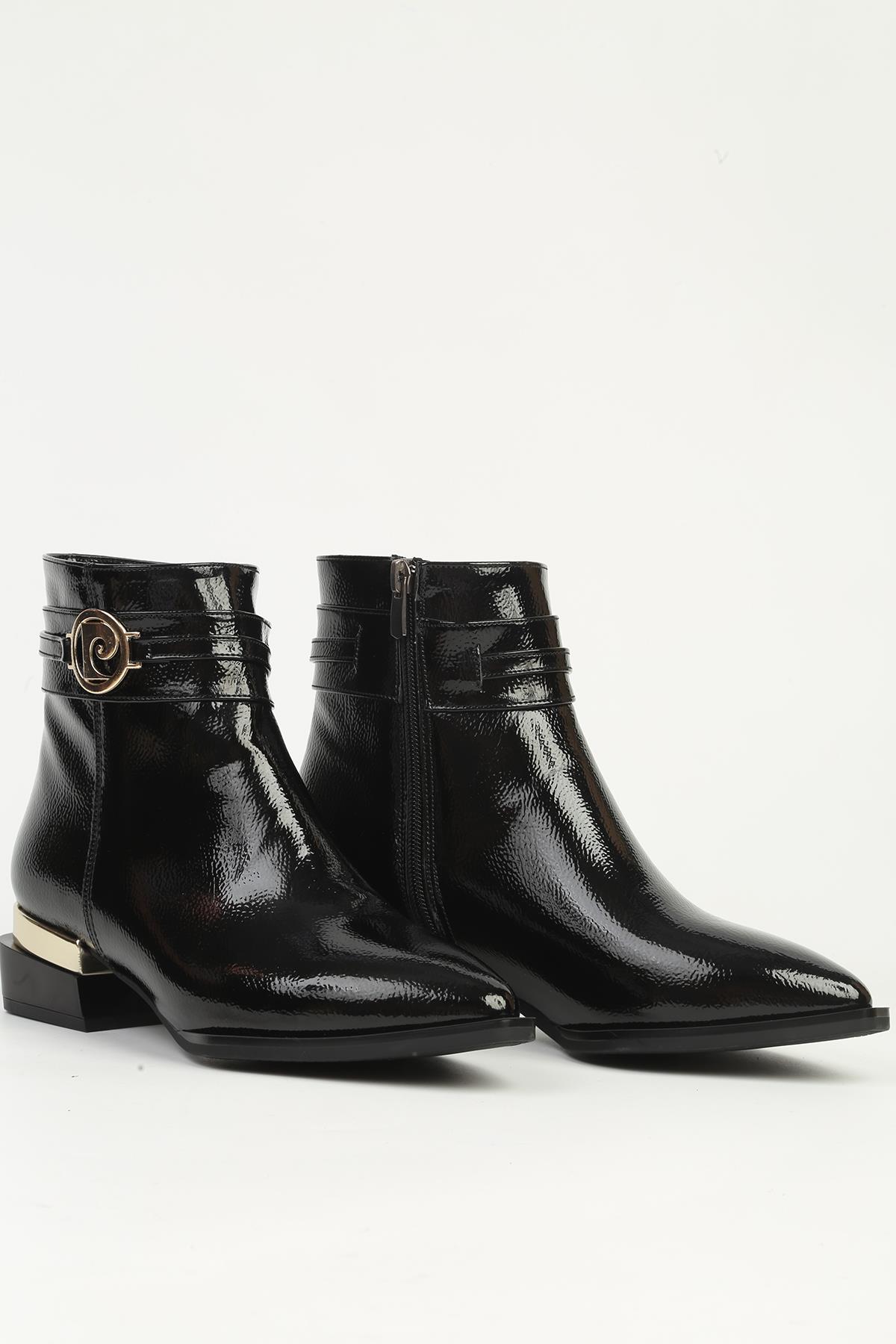 Siyah Fermuarlı Bot PC-54988 - Görsel 3