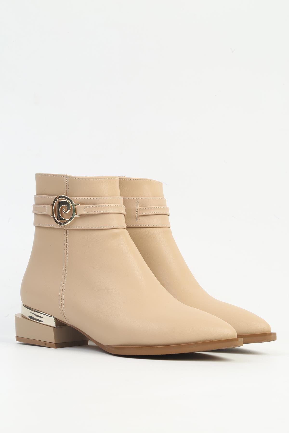 ® Kadın Bej Bot PC-54007 - Görsel 3