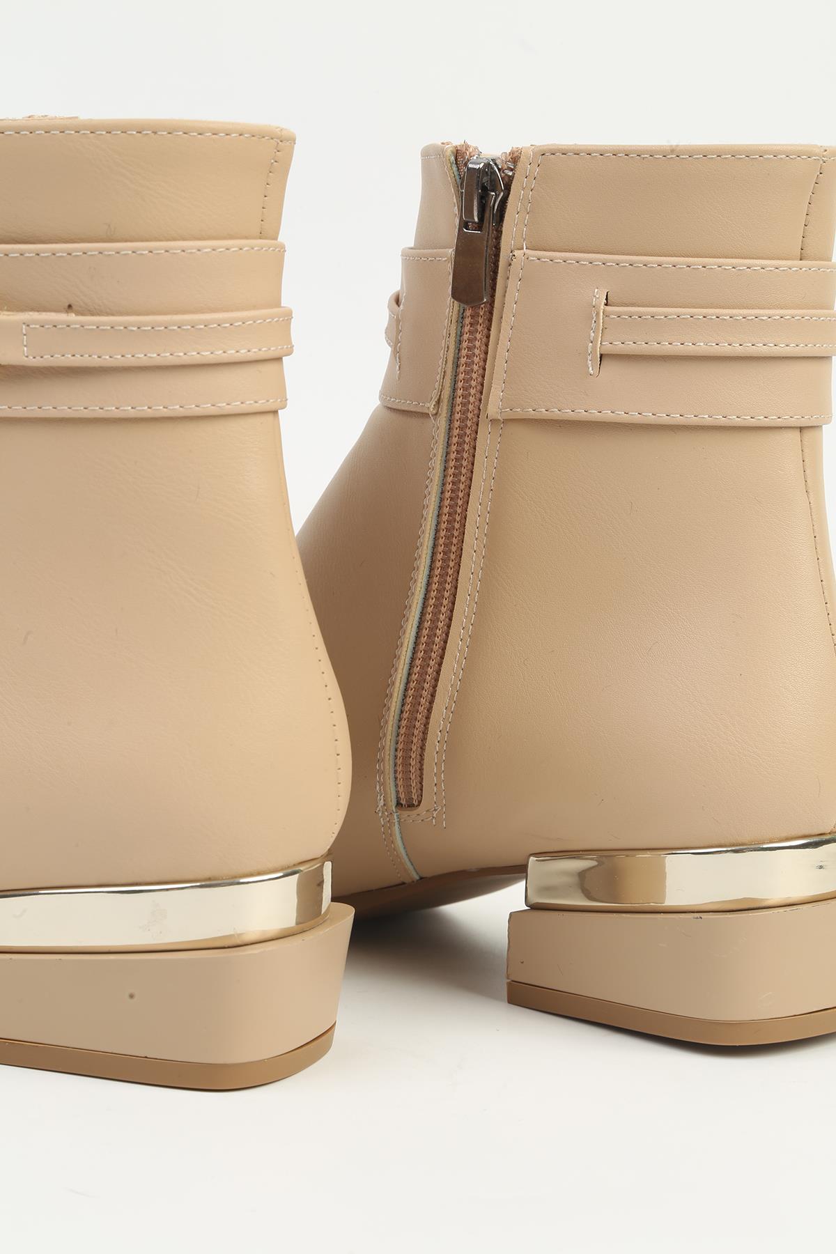 ® Kadın Bej Bot PC-54007 - Görsel 5