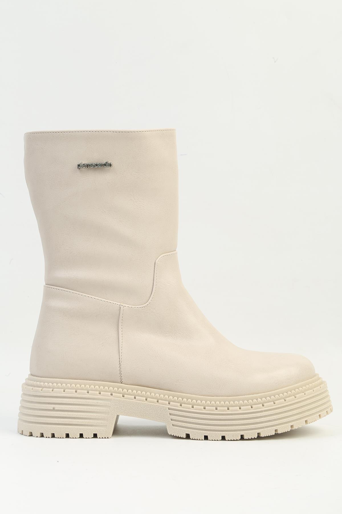 ® | PC-52419-3076 Krem Cilt - Kadın Bot - Görsel 2