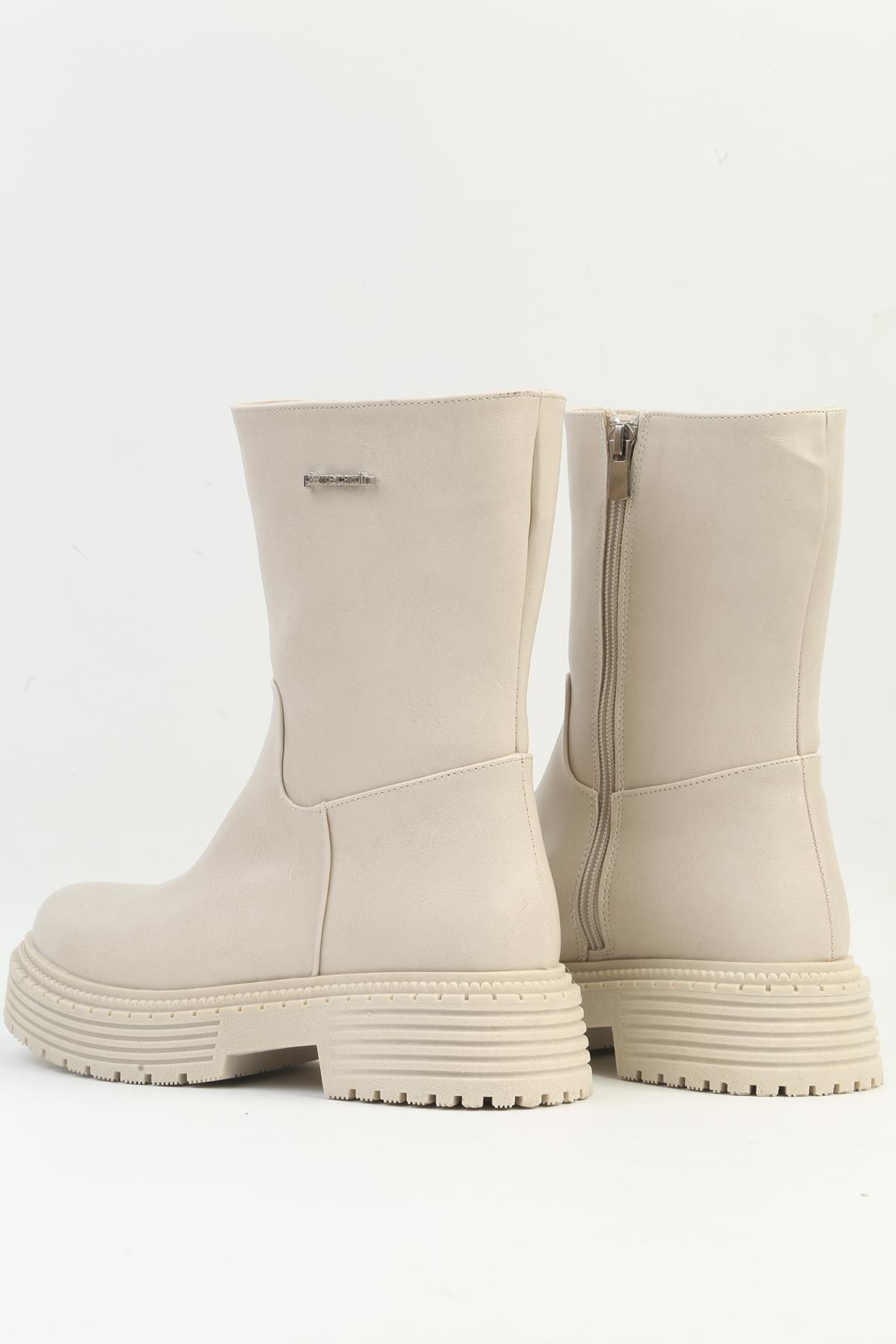 ® | PC-52419-3076 Krem Cilt - Kadın Bot - Görsel 5