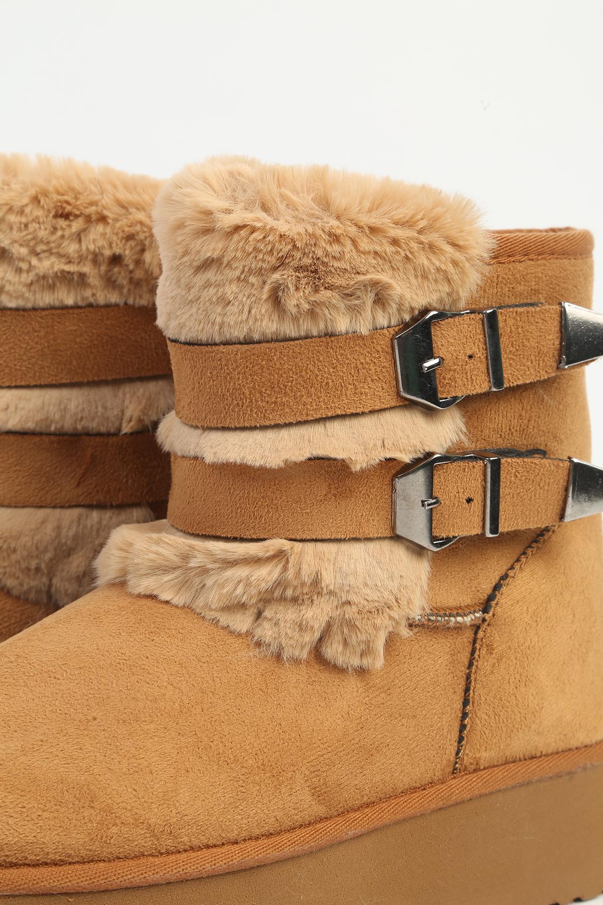 ® PC-52707 Taba Kadın Bot - Görsel 4