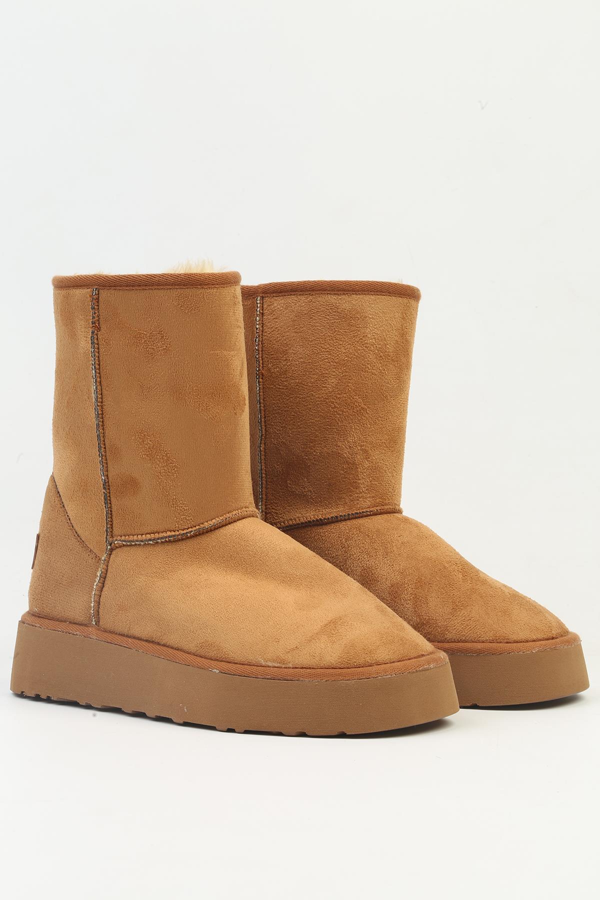 ® | PC-52706 - Taba - Kadın Bot - Görsel 3