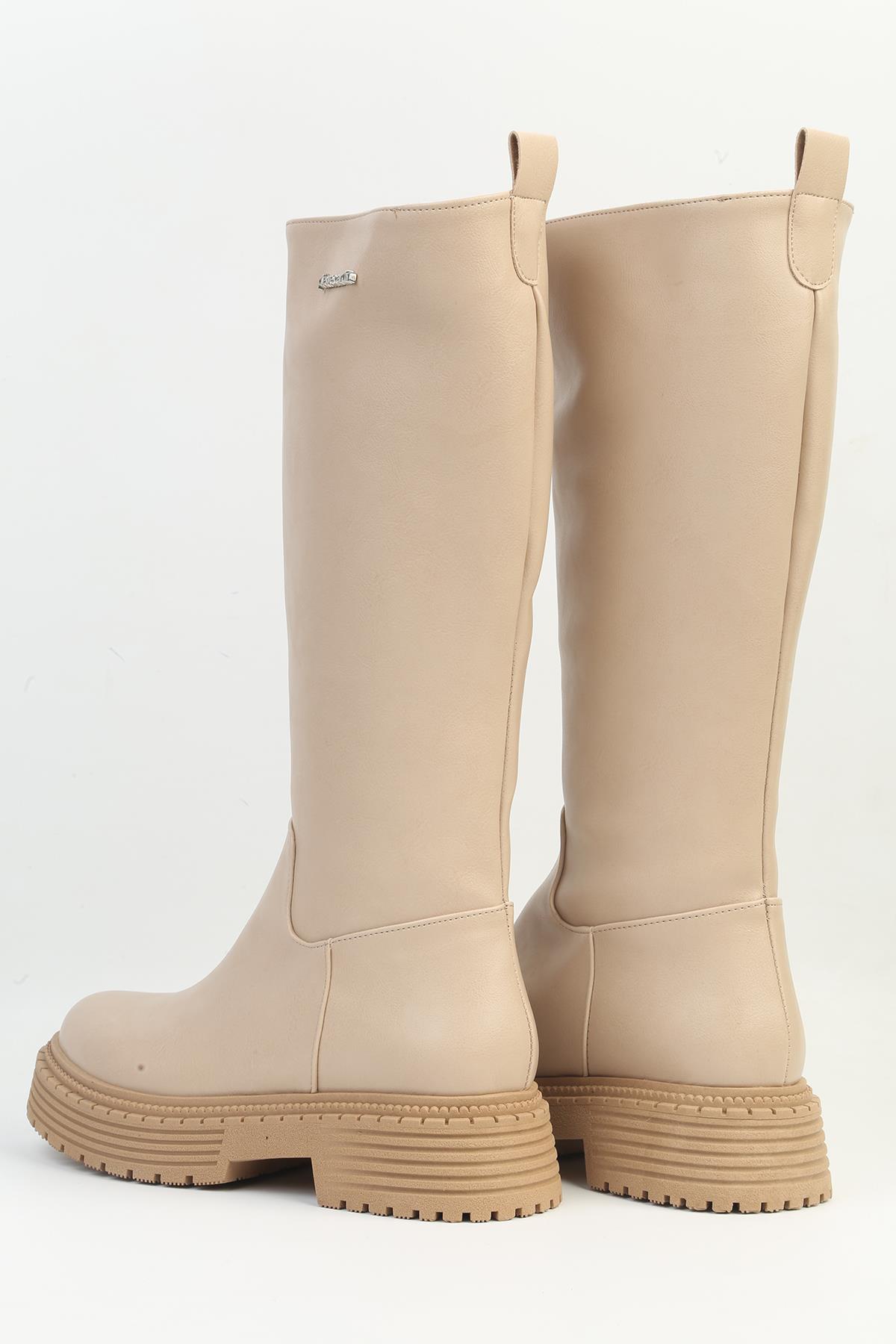 Pierre Cardin Bej Pierre Cardin Pc Kadın Bot