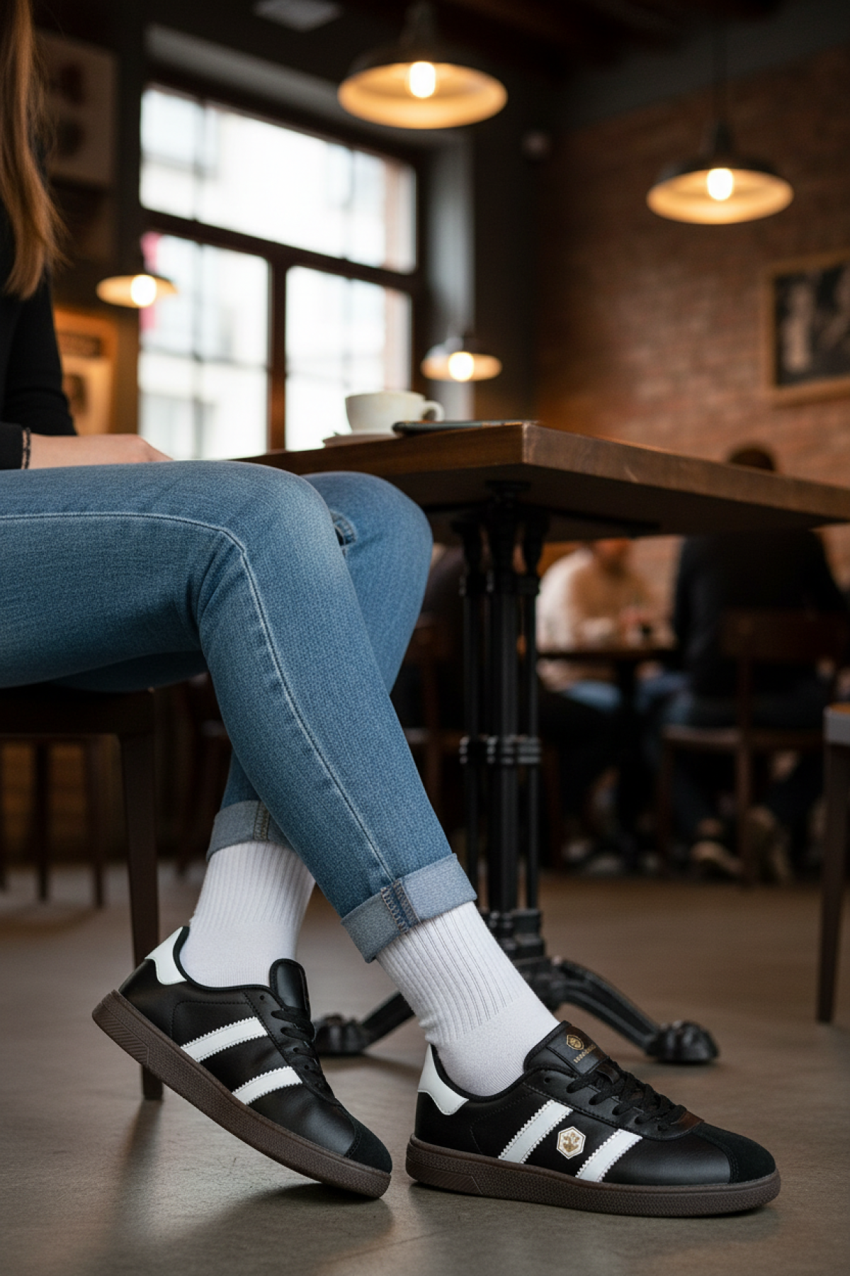 FROSTY WMN PU 6FX Siyah Kadın Sneaker - Görsel 3