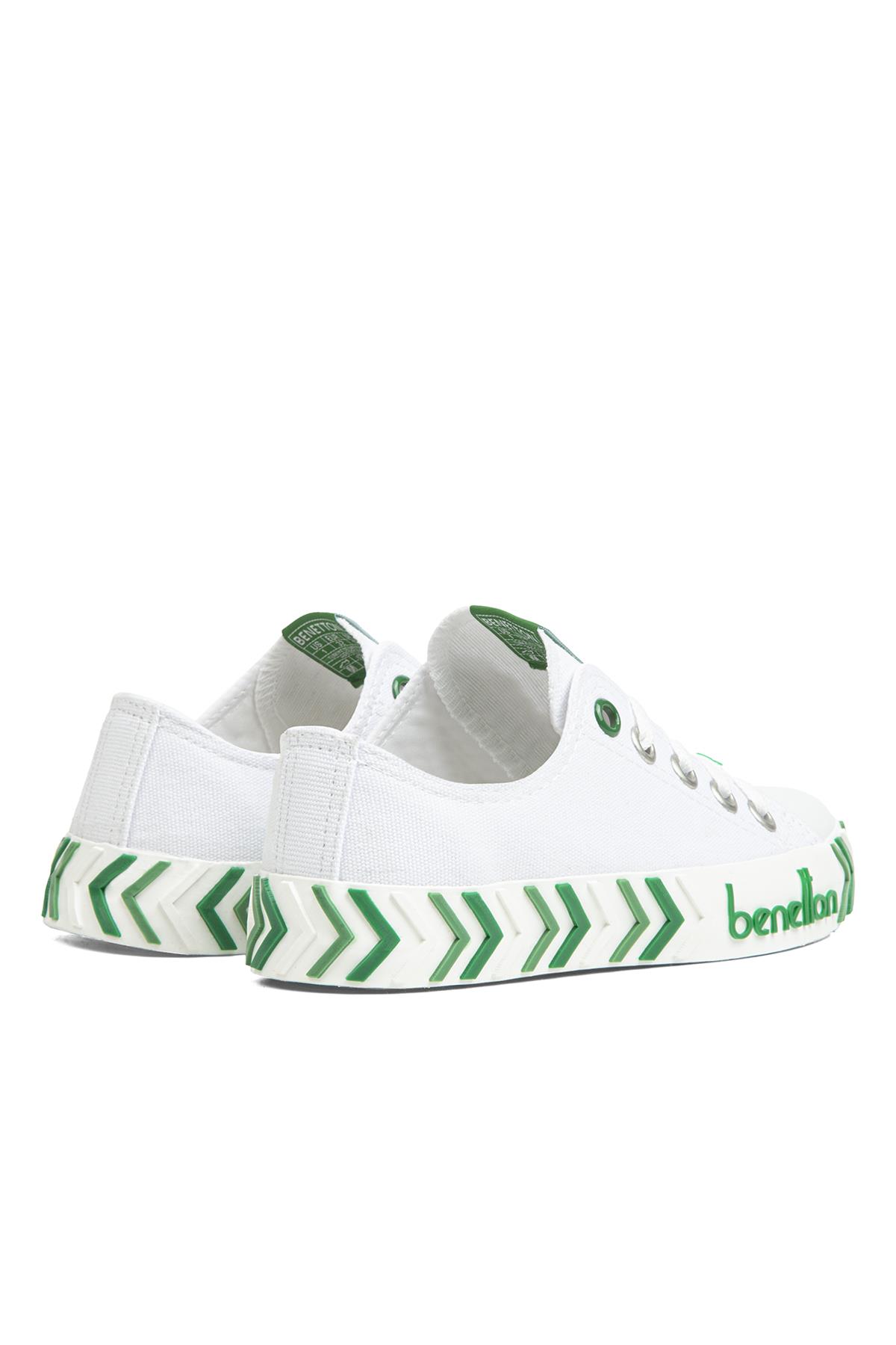 ® | BN-30635-3374 Beyaz Yesil - Çocuk Spor Ayakkabı - Görsel 4