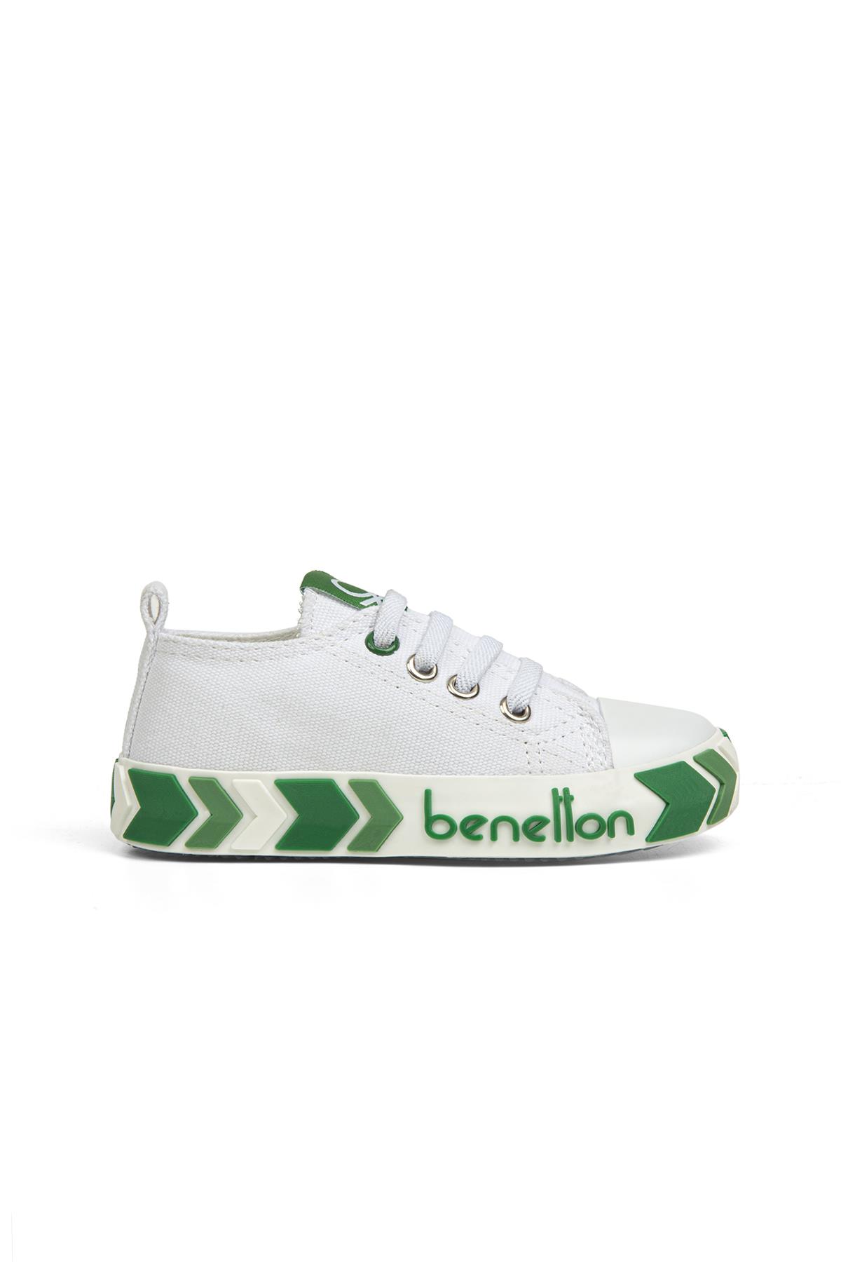 ® | BN-30642 - 3394 Beyaz Yeşil - Çocuk Sneakers - Görsel 2
