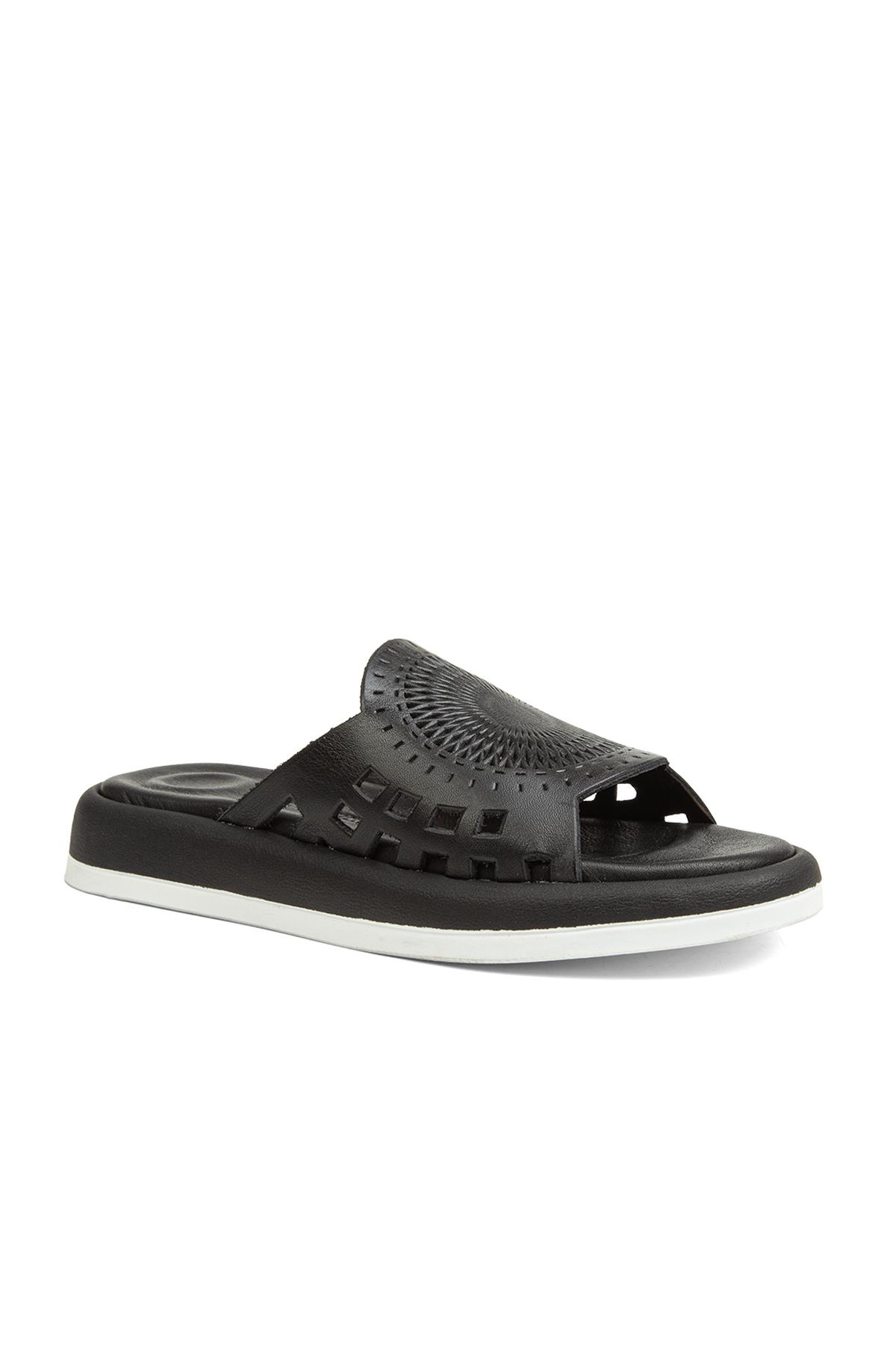 ® | PC-7103-2162 Siyah - Kadın Terlik - Görsel 3