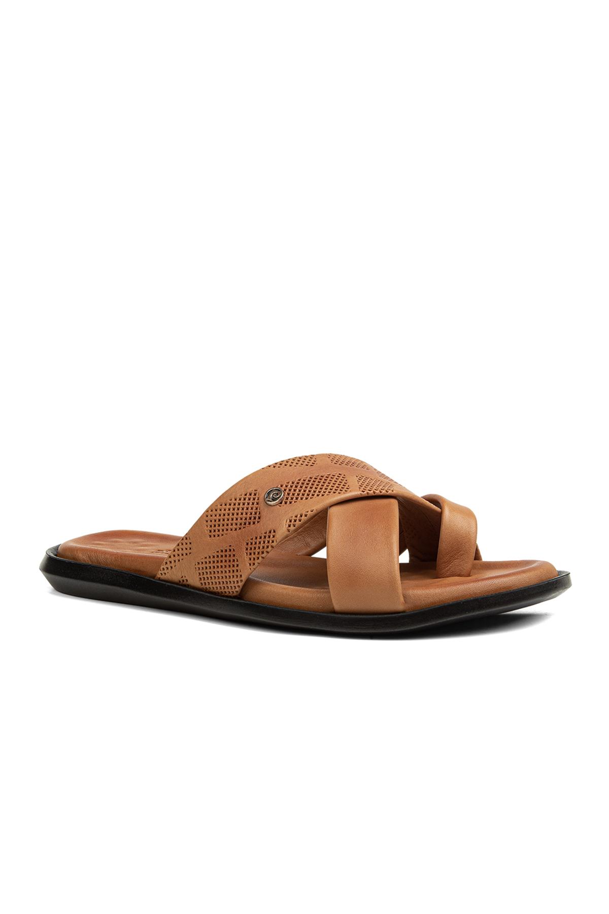 ® | PC-7120 - 2162 Taba - Erkek Terlik - Görsel 3