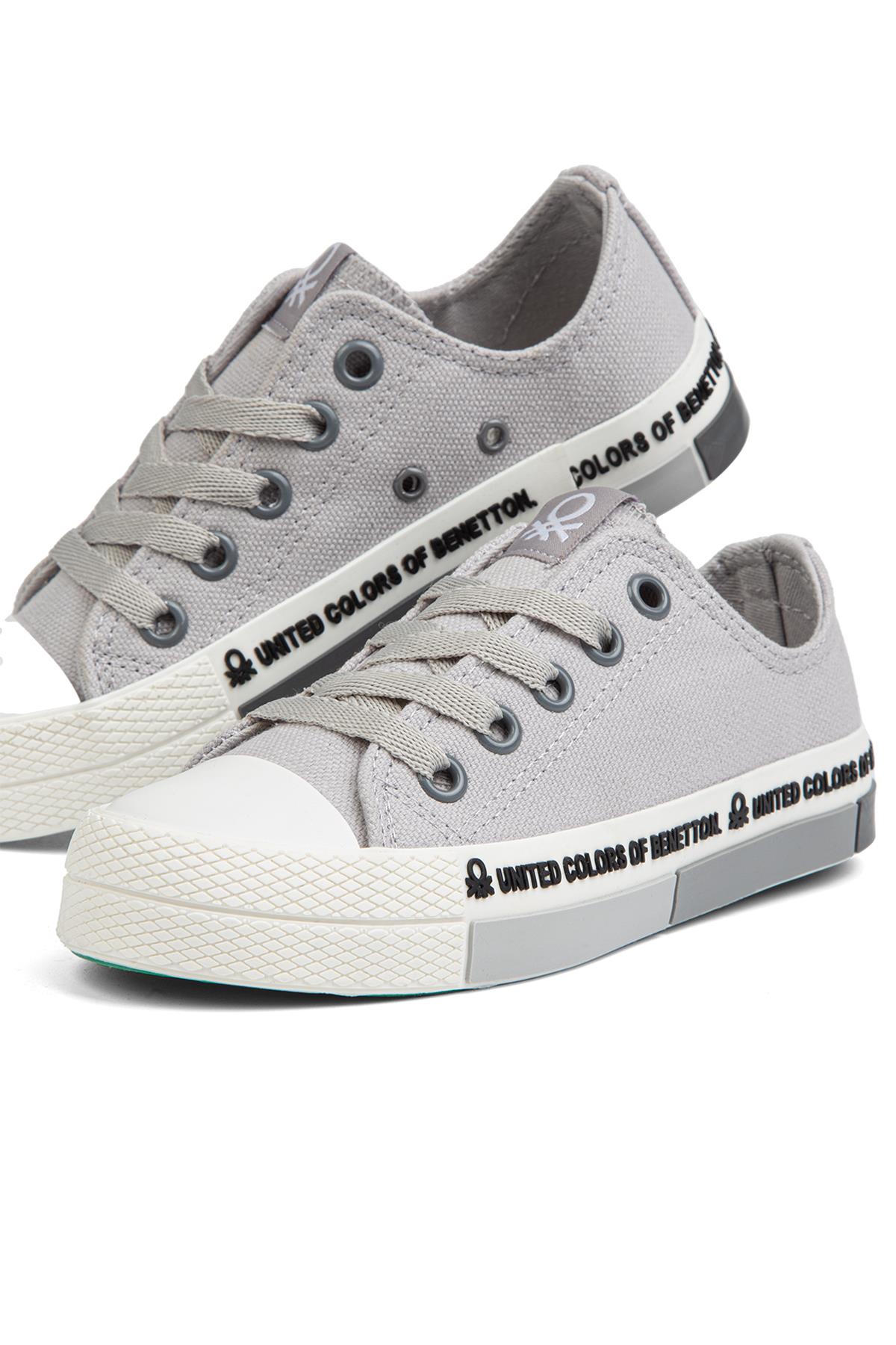 ® | BN-70019 - 3409 Gri - Çocuk Spor Ayakkabı - Görsel 5