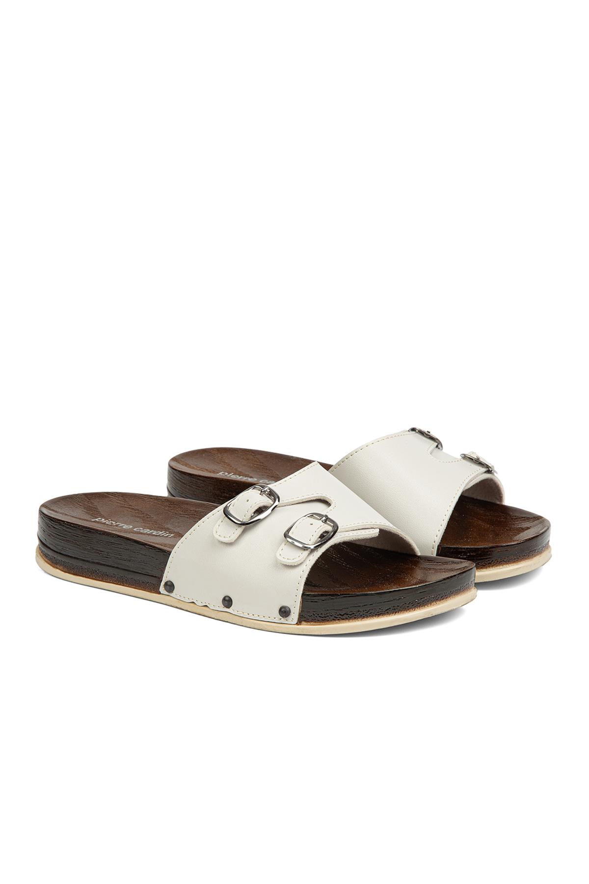 ® | PC-7025-Krem - Kadın Terlik - Görsel 4